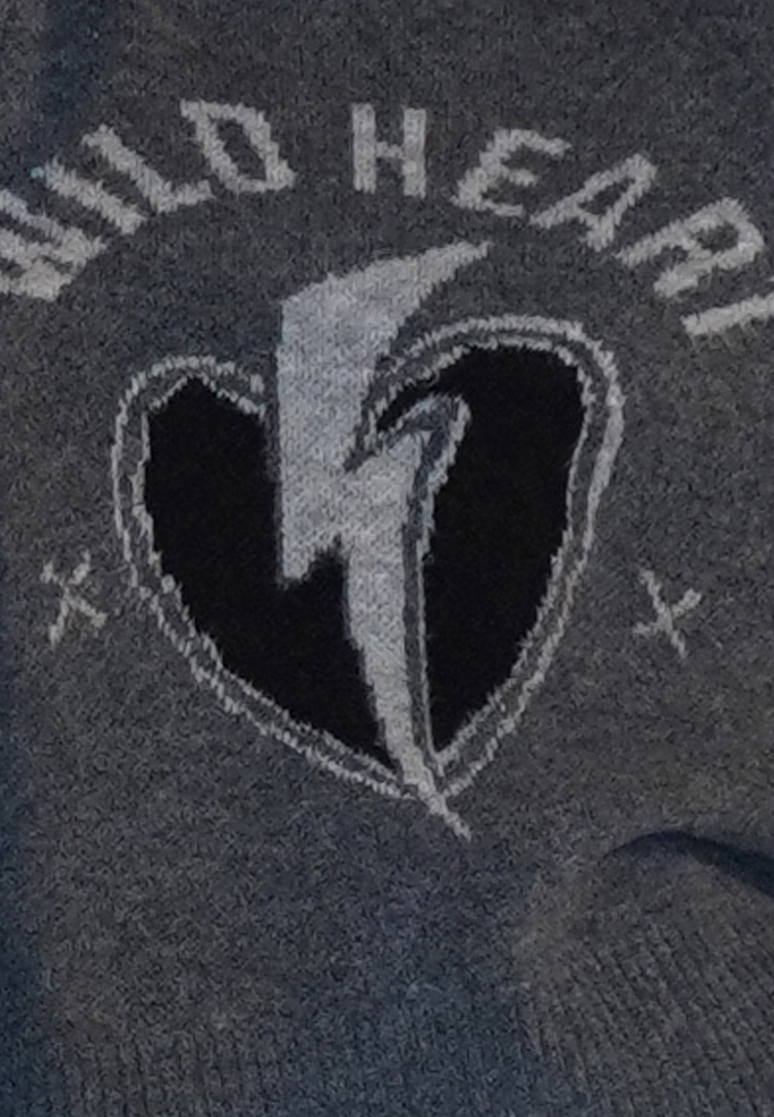 WILD HEART JUMPER CHARCOAL