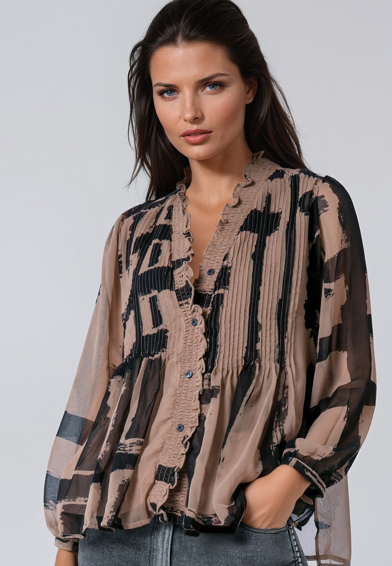 CAROLINA SHIRT SELVAGE COCO