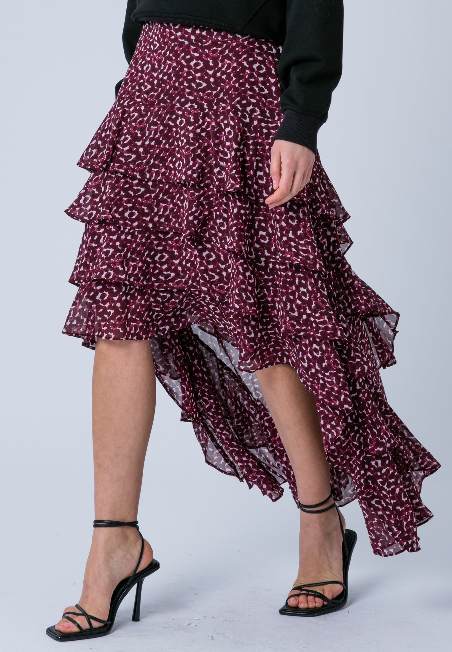 FAE SKIRT BLEND POLKA DOT RED & WHITE