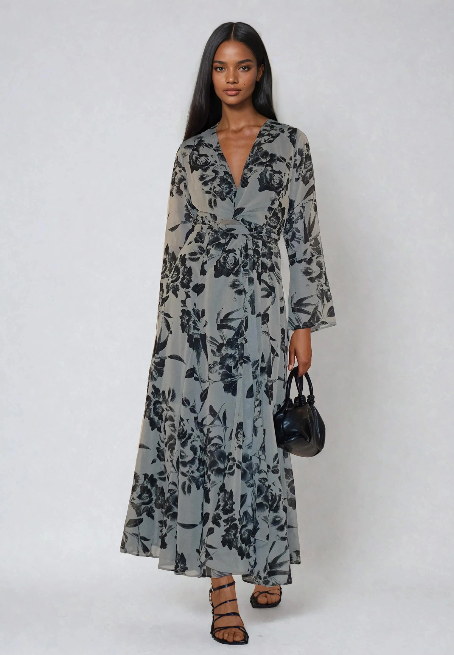 FLASH MAXI DRESS ROSA PINE
