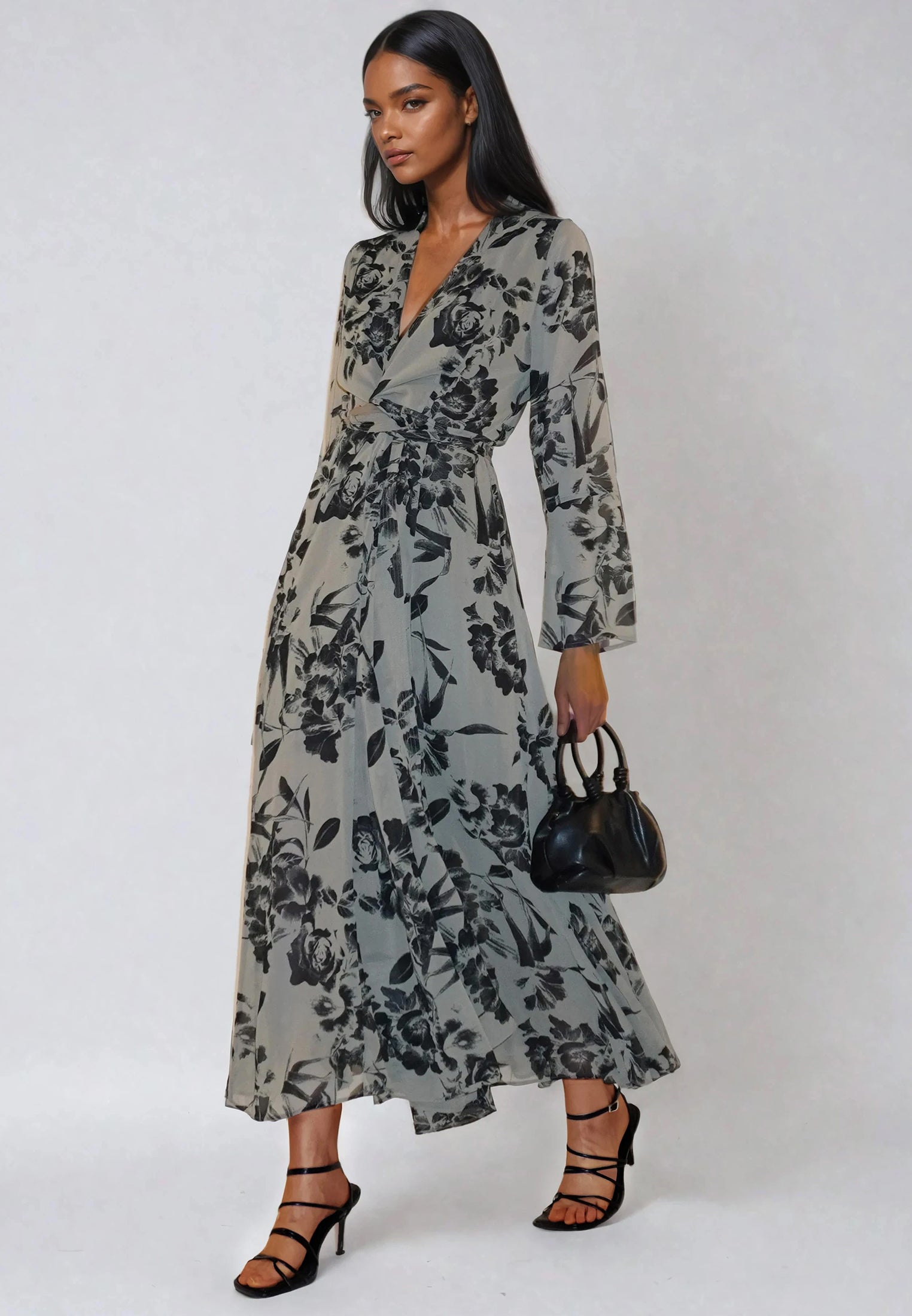 FLASH MAXI DRESS ROSA PINE