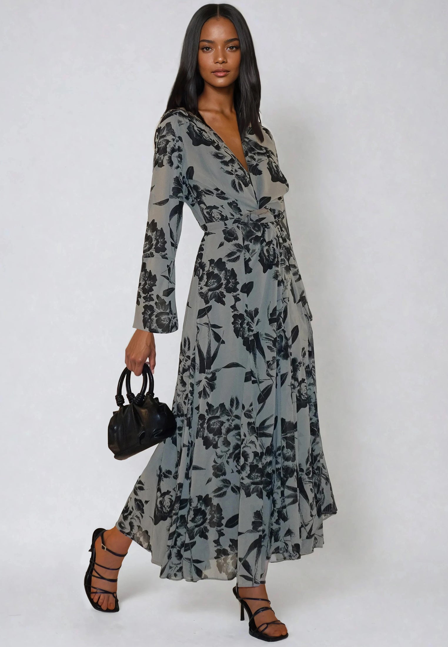 FLASH MAXI DRESS ROSA PINE