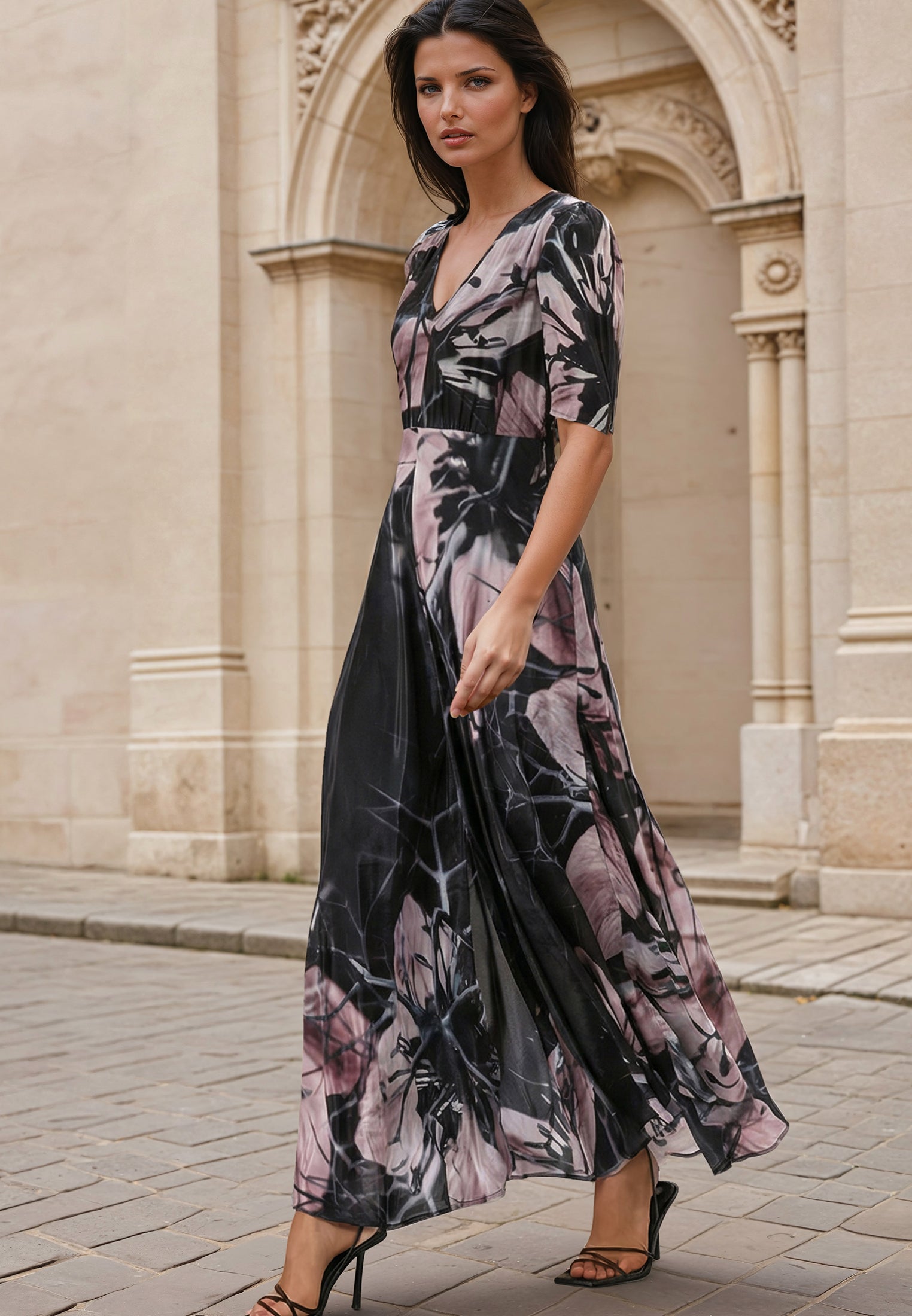 FLORENCE TEA DRESS WHISPER