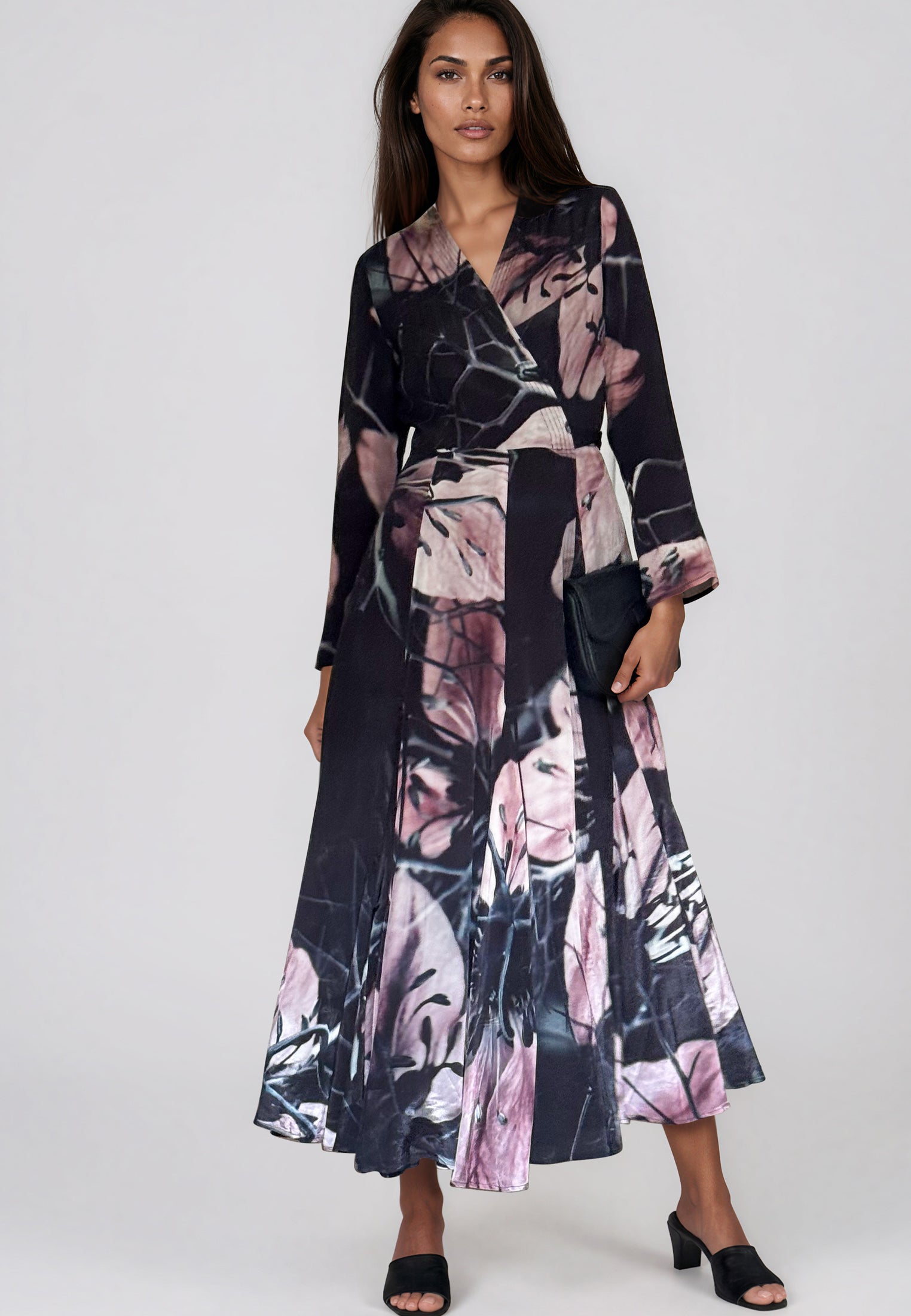 FLORENCE WRAP DRESS WHISPER