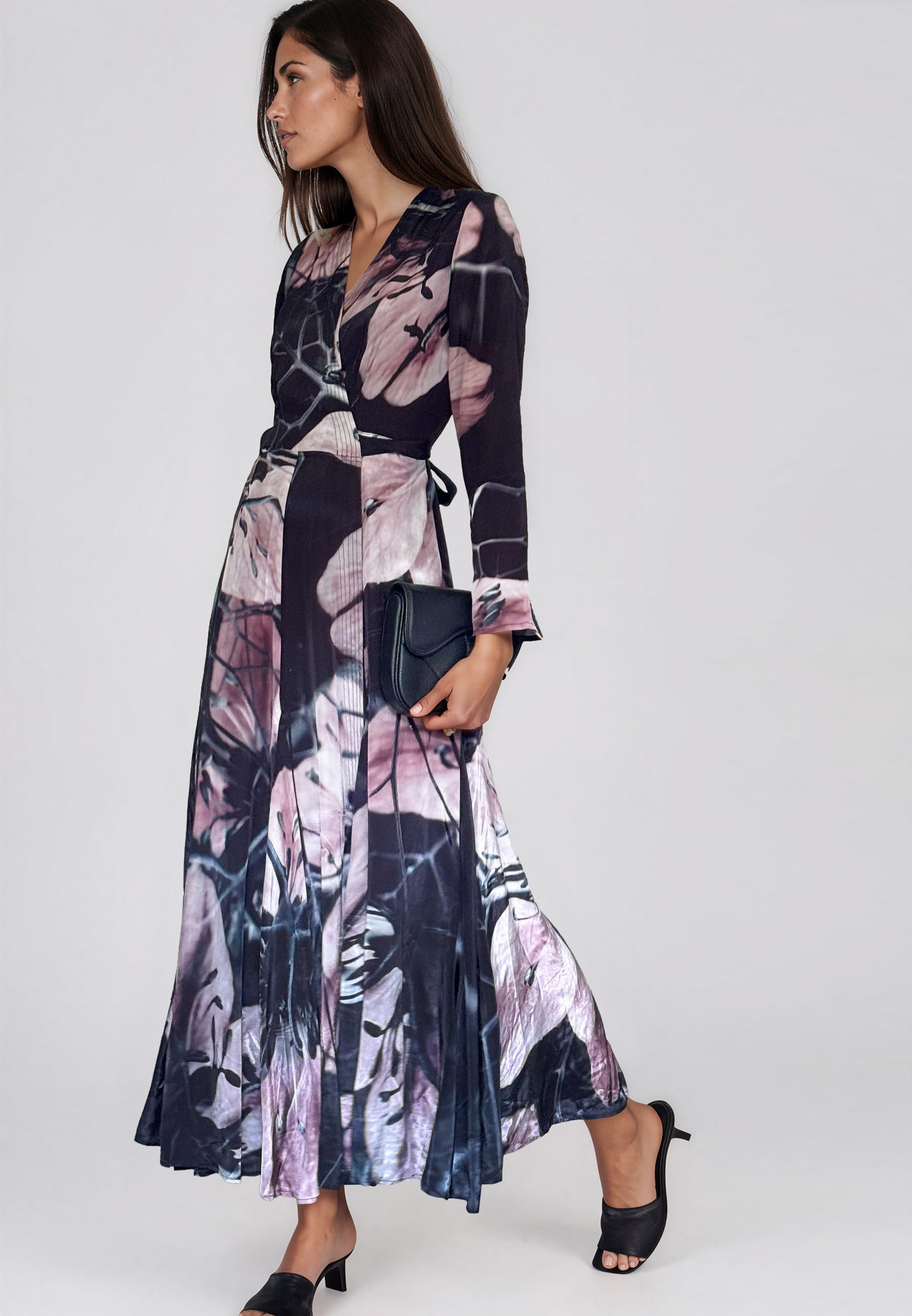 FLORENCE WRAP DRESS WHISPER