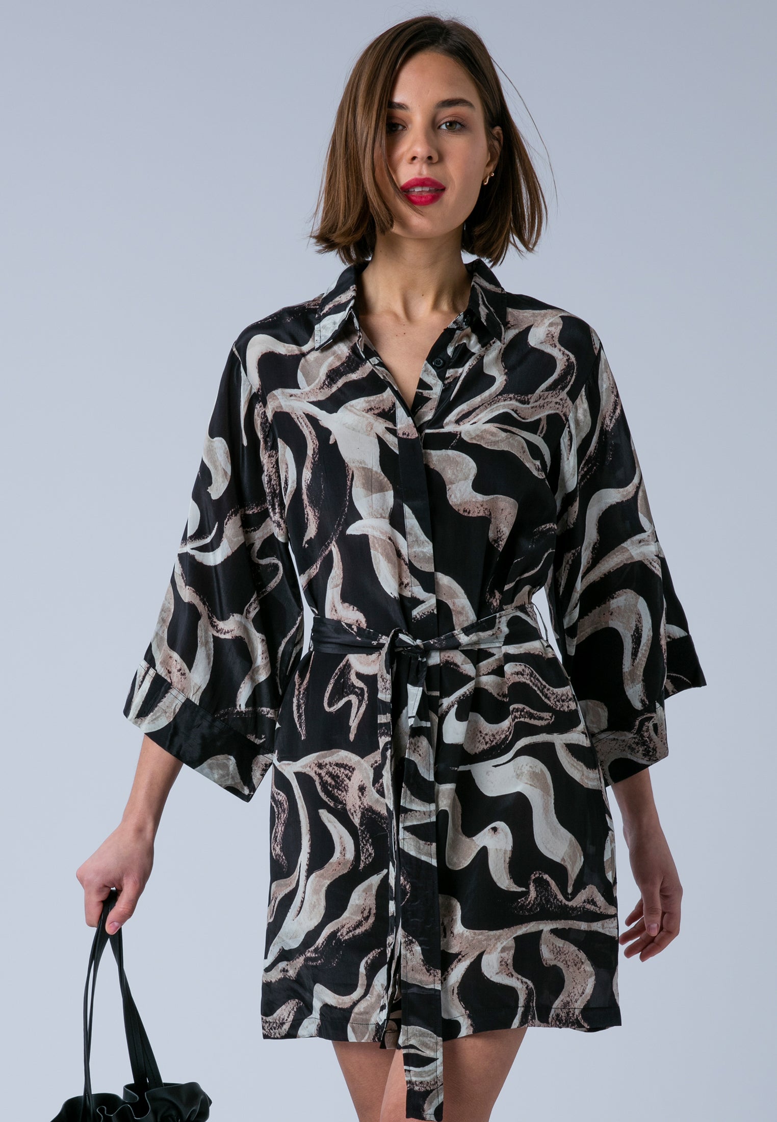 GLORY TUNIC NEEDLE SEPIA