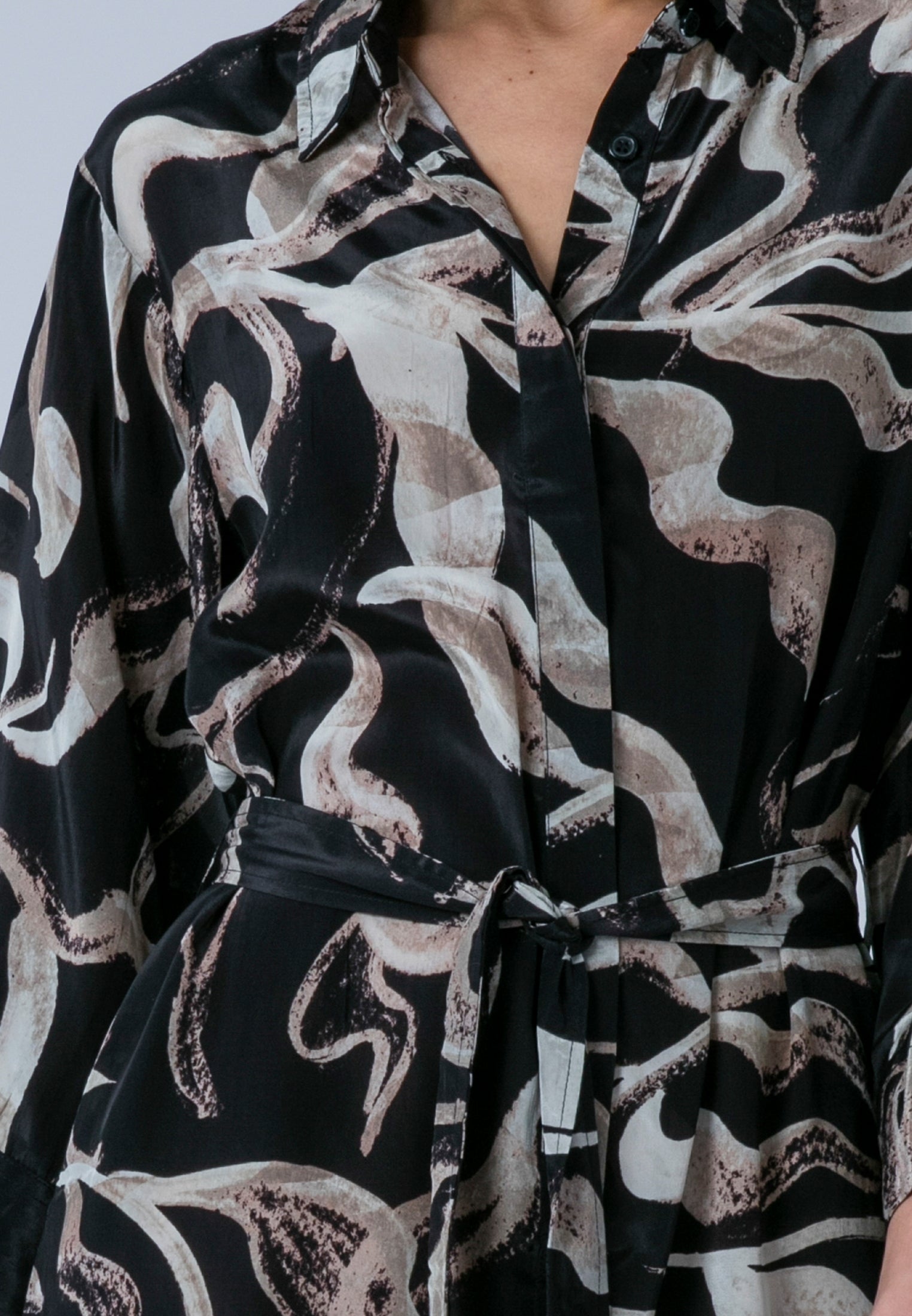 GLORY TUNIC NEEDLE SEPIA