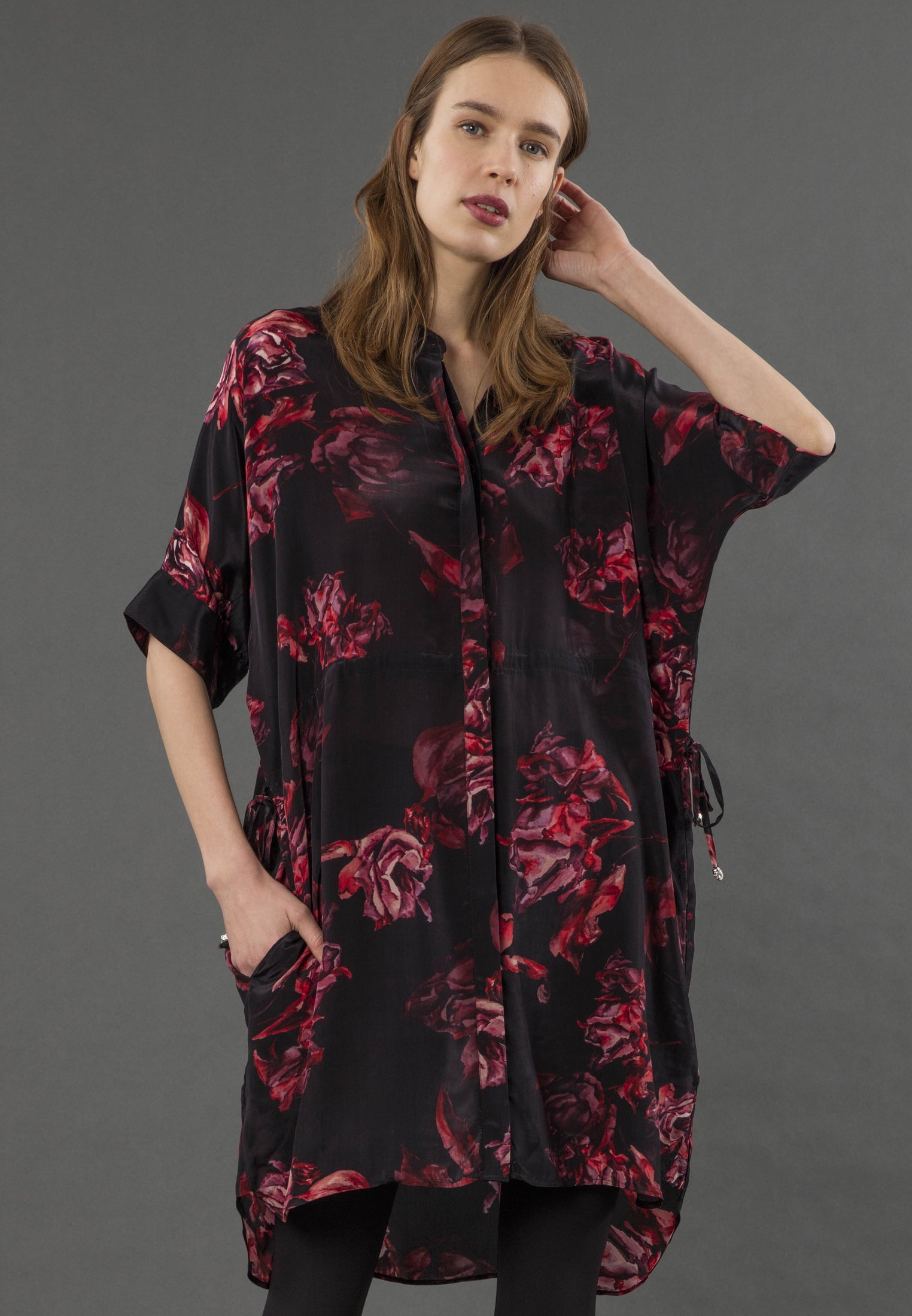 LOLA TUNIC FADE RED