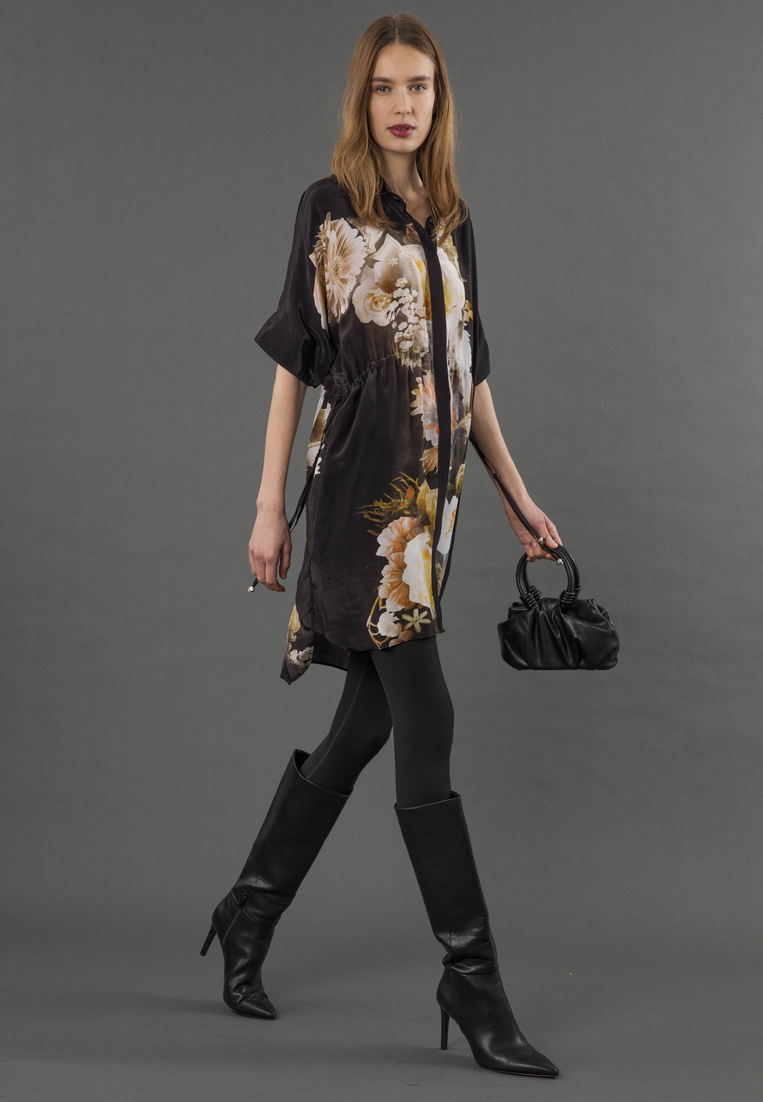LOLA TUNIC FALLEN SEPIA