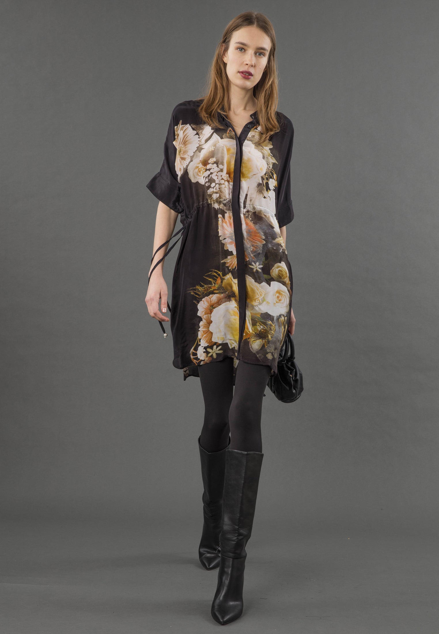 LOLA TUNIC FALLEN SEPIA
