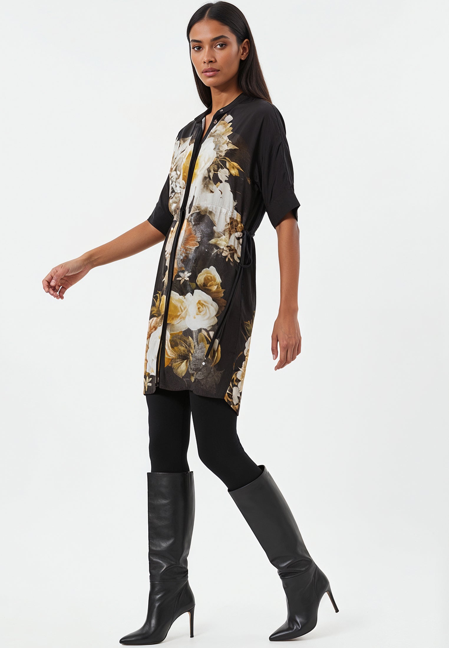LOLA TUNIC FALLEN SEPIA
