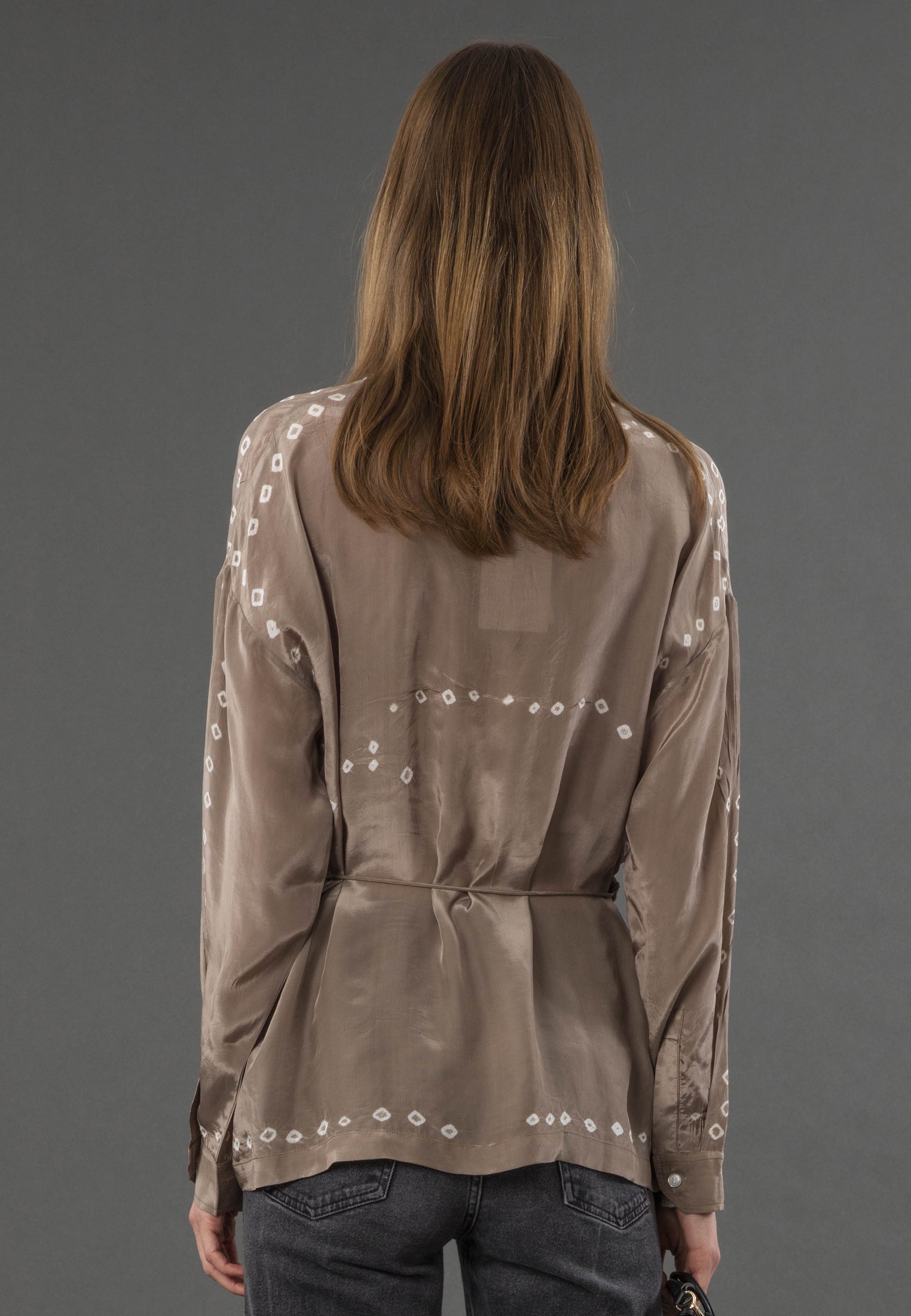 LOLA SHIRT BRINDLE & BLACK