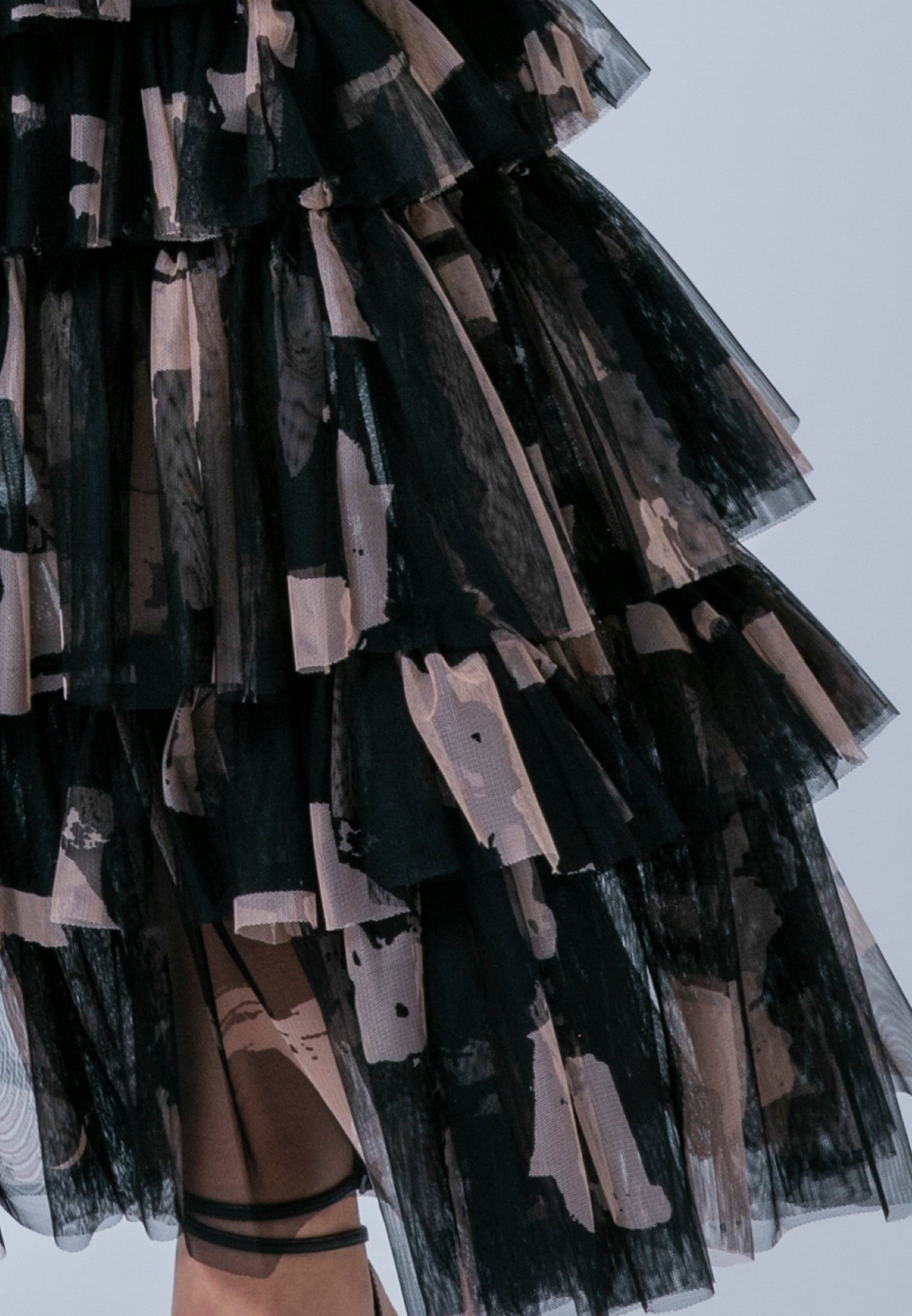 MYLA SKIRT FACADE BLACK & ASHES