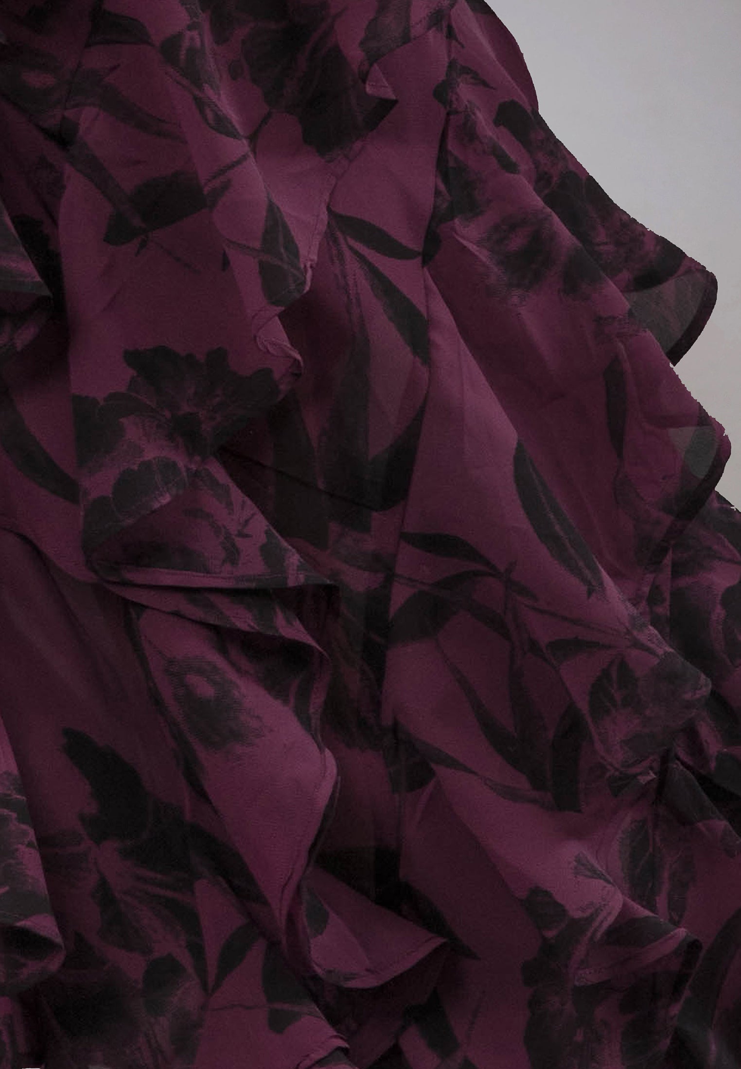 SCARLET SKIRT ROSA MAUVE WINE