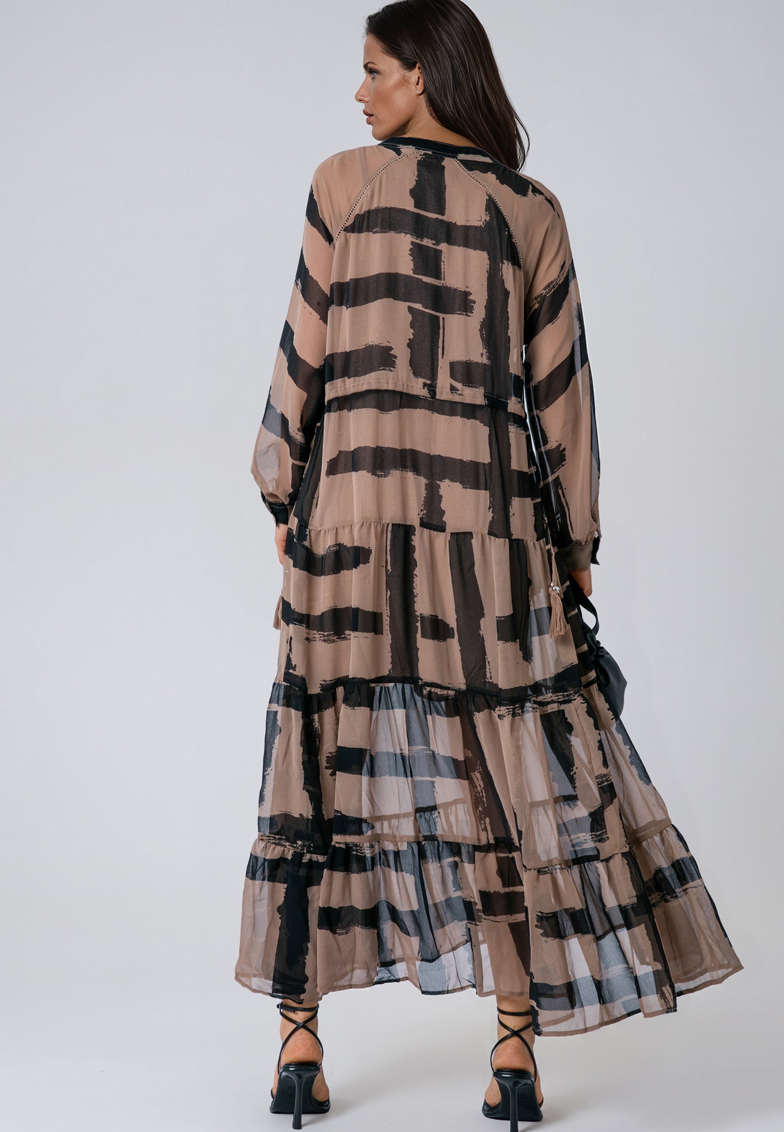 ZOE MAXI DRESS SELVAGE COCO