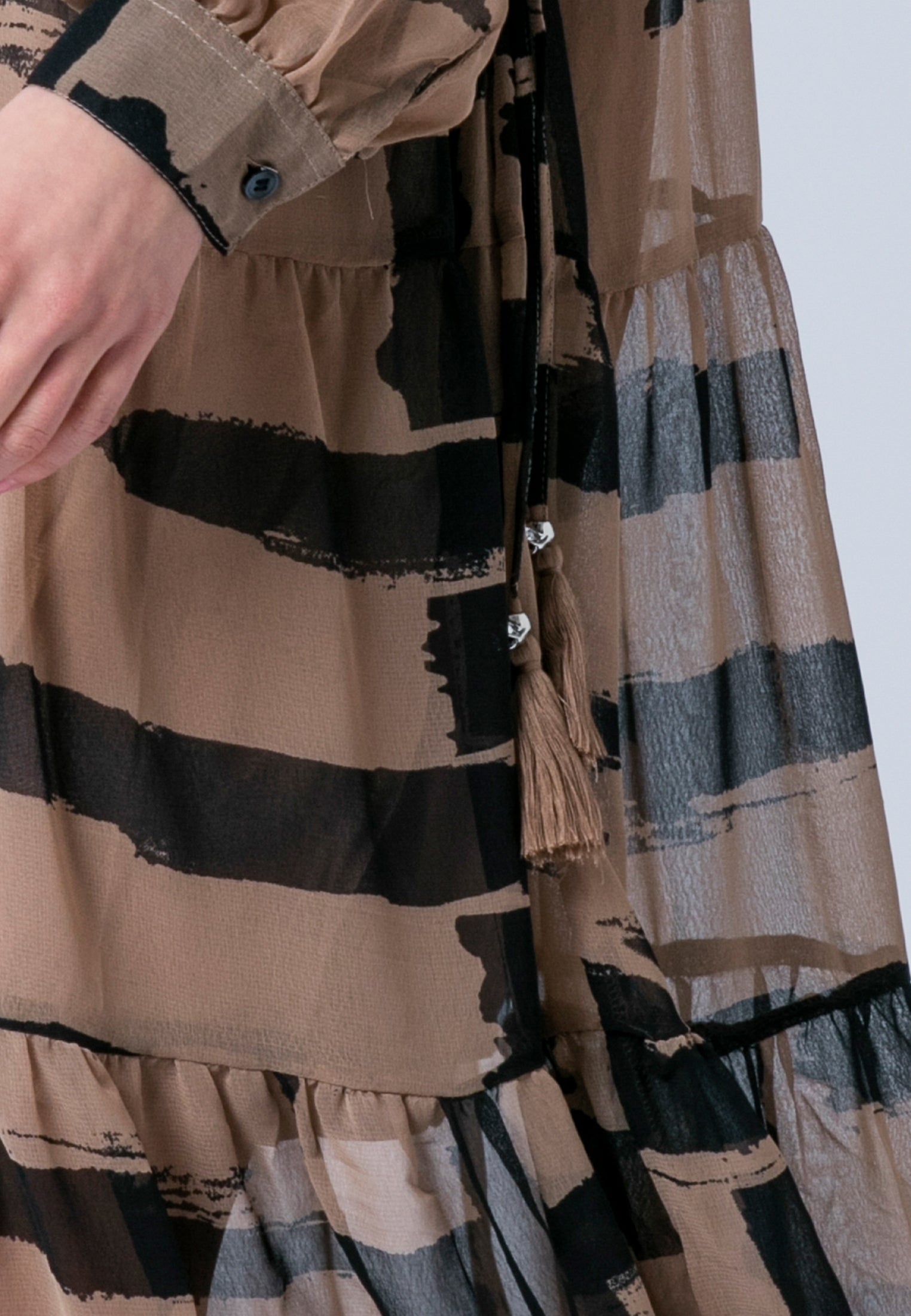 ZOE MAXI DRESS SELVAGE COCO