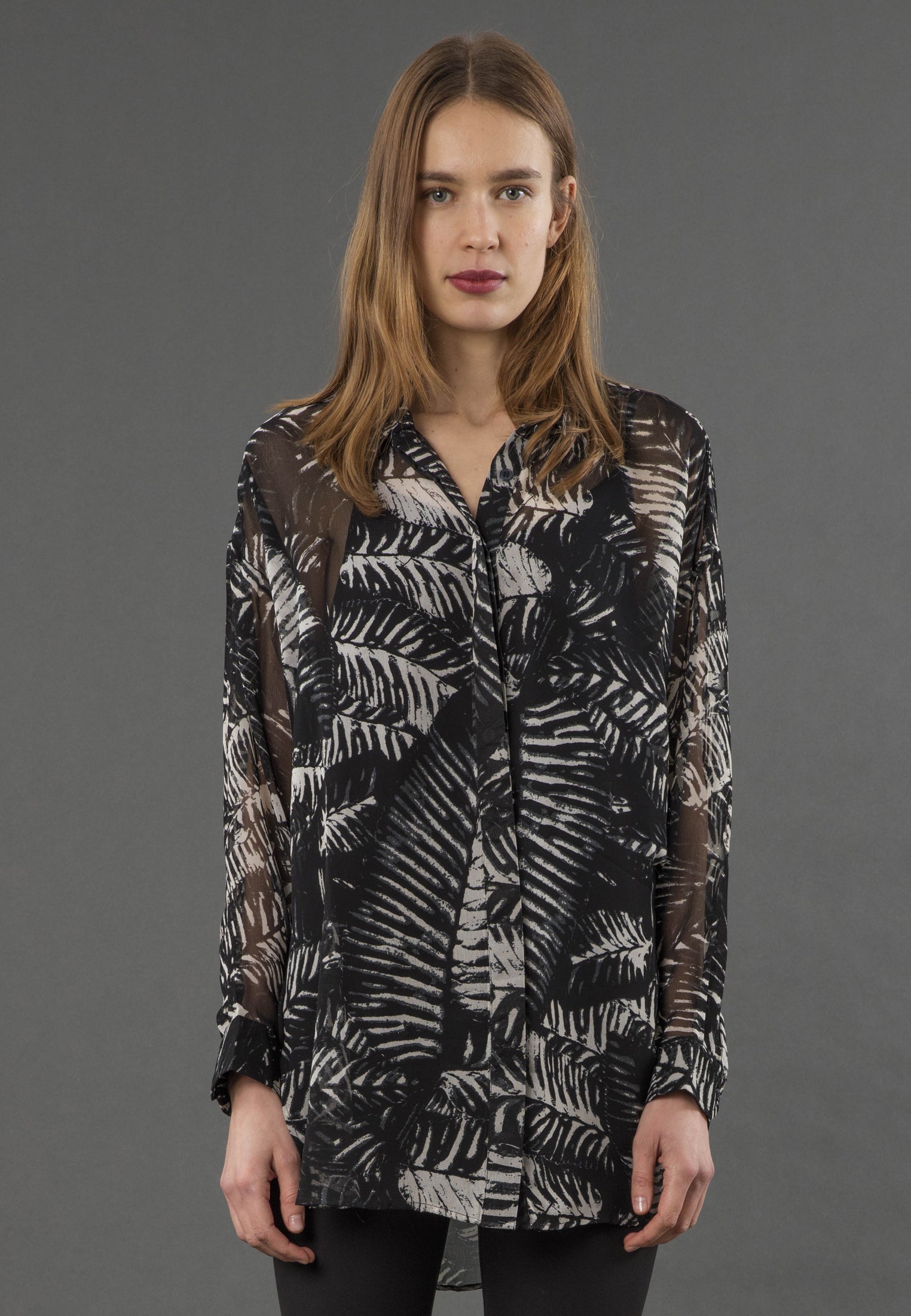 ZOE SHIRT VAMP BLACK & WHITE