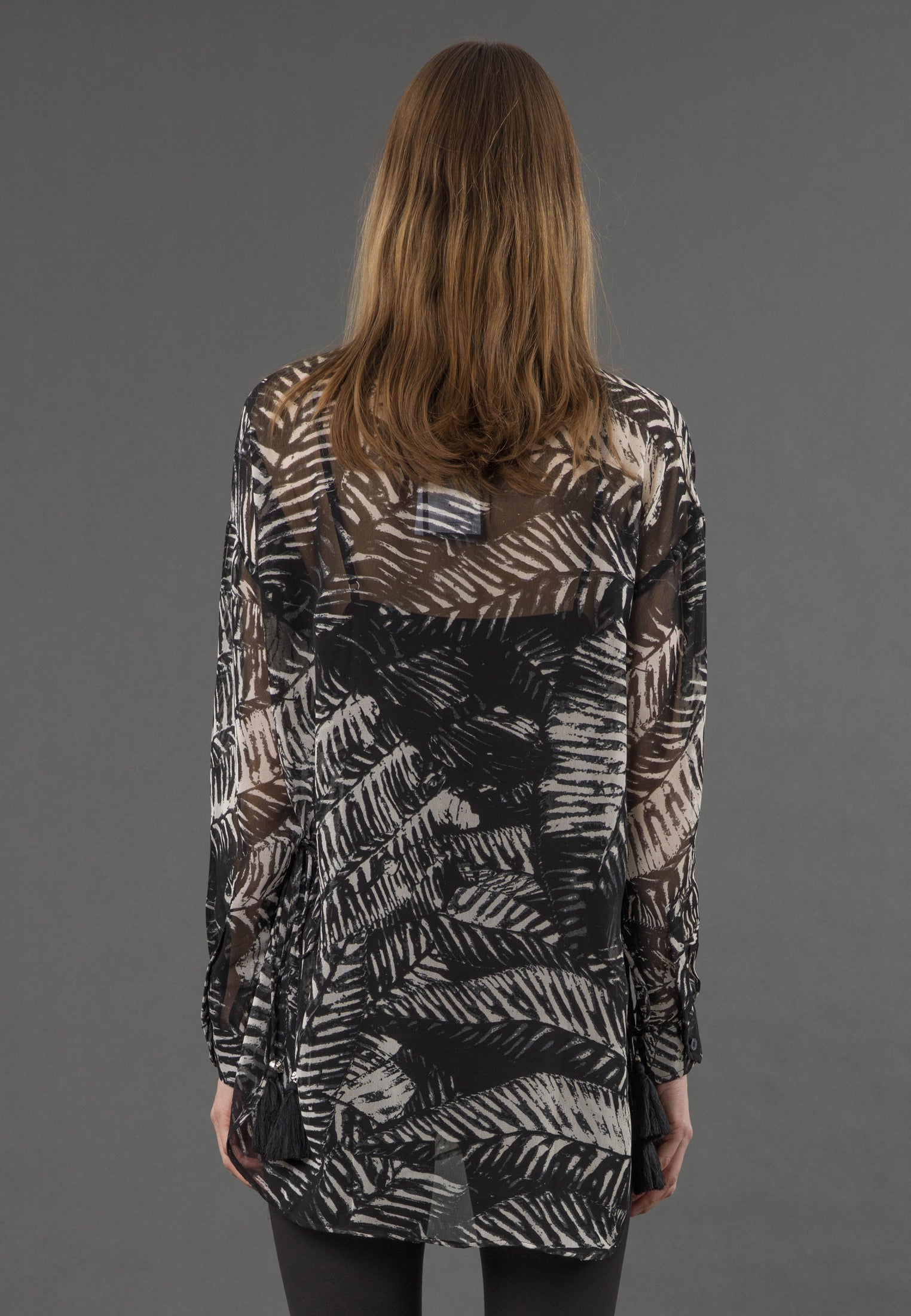 ZOE SHIRT VAMP BLACK & WHITE