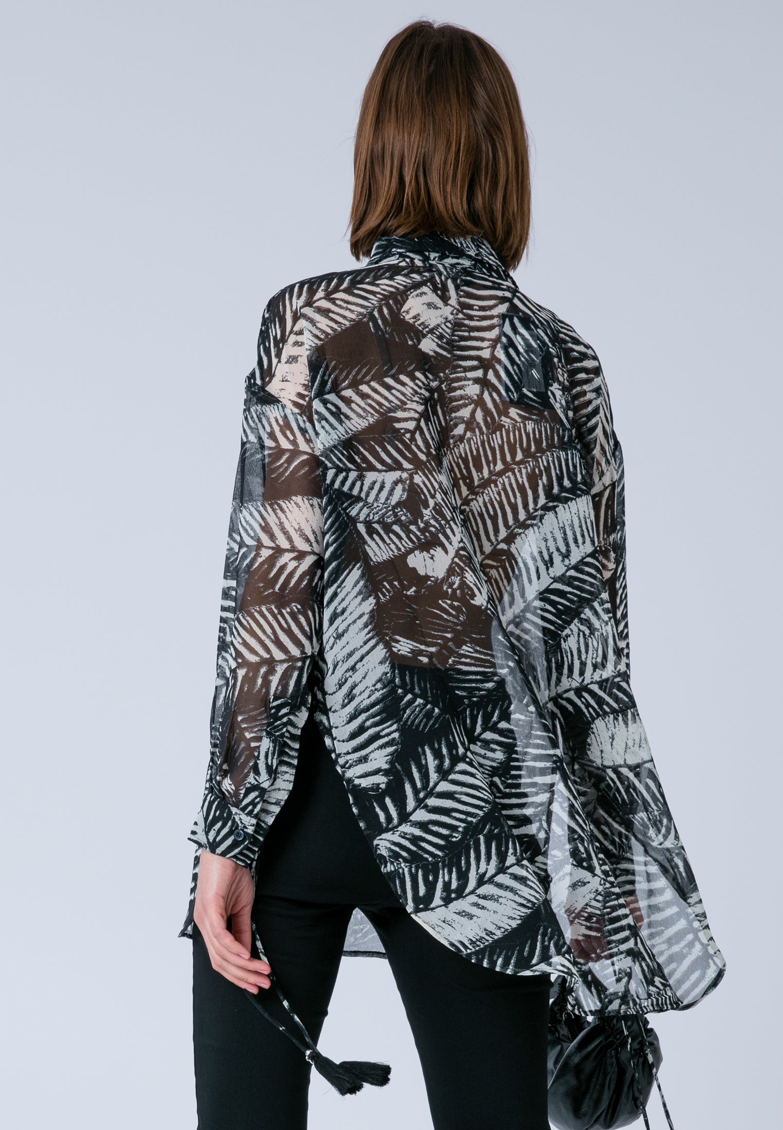 ZOE SHIRT VAMP BLACK & WHITE