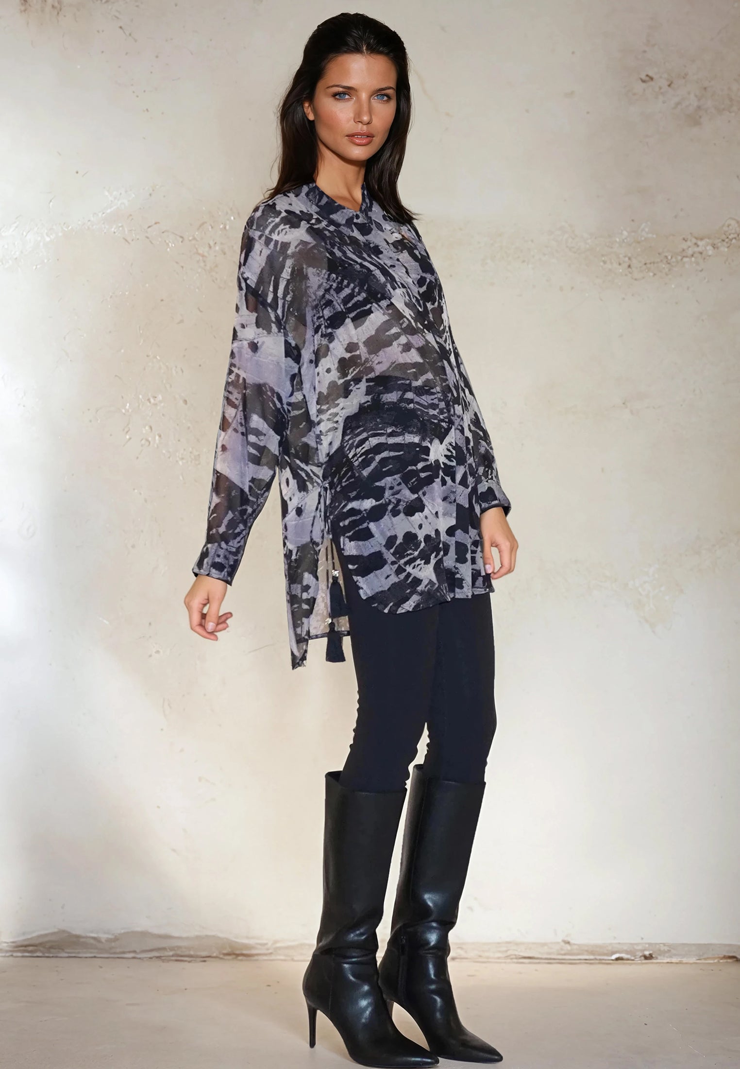 ZOE SHIRT WINGS TAUPE