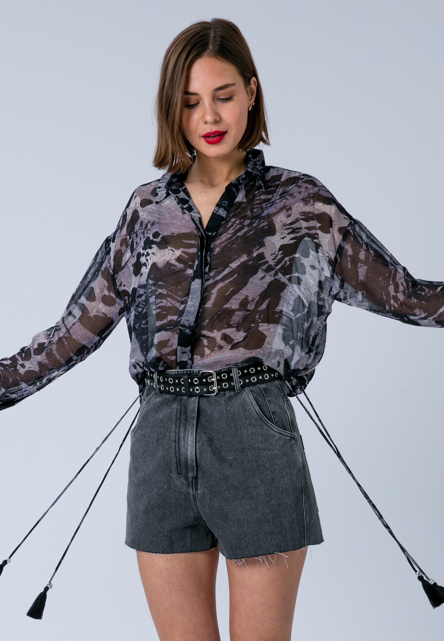 ZOE SHIRT WINGS TAUPE