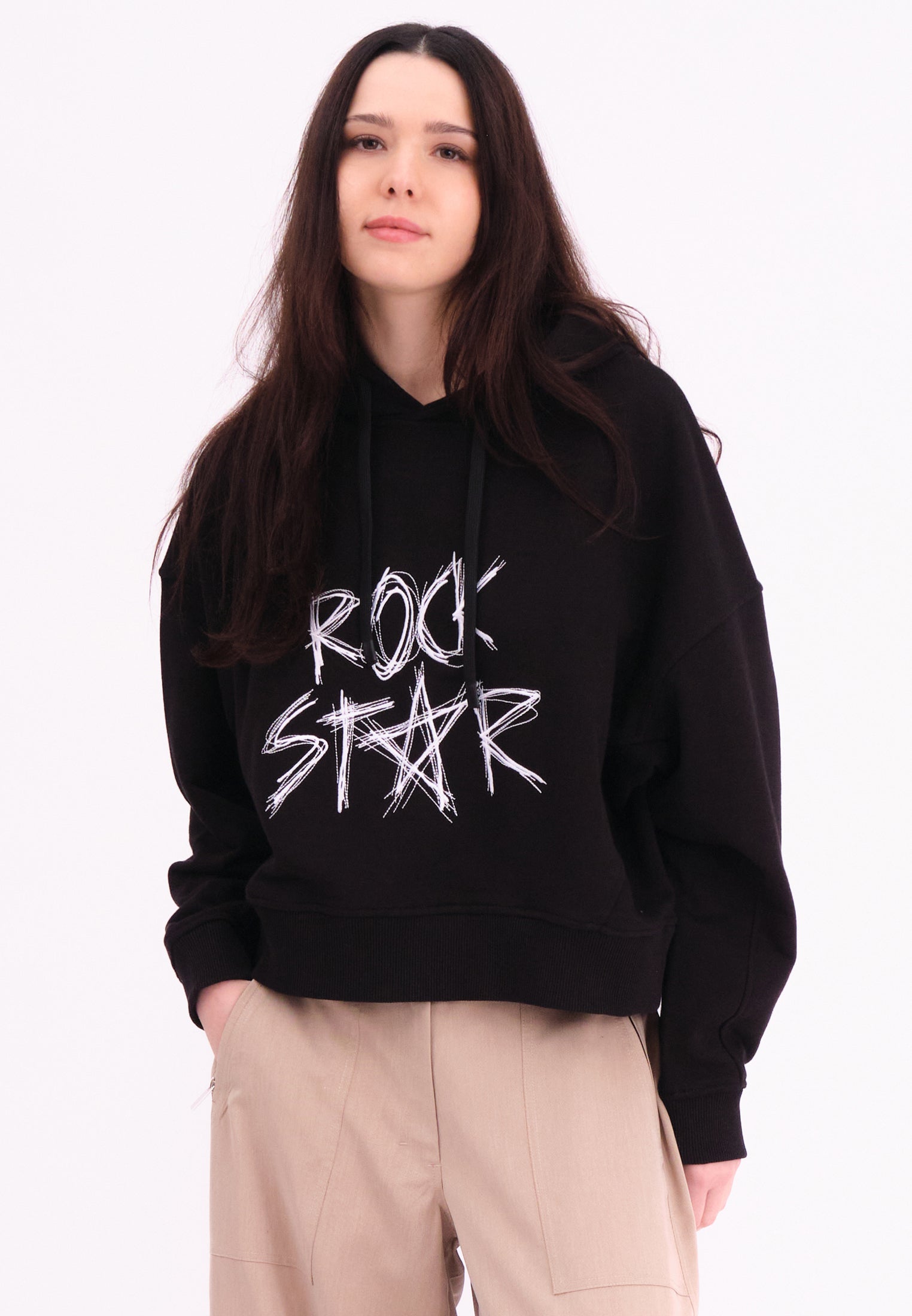 FLORA HOODIE BLACK