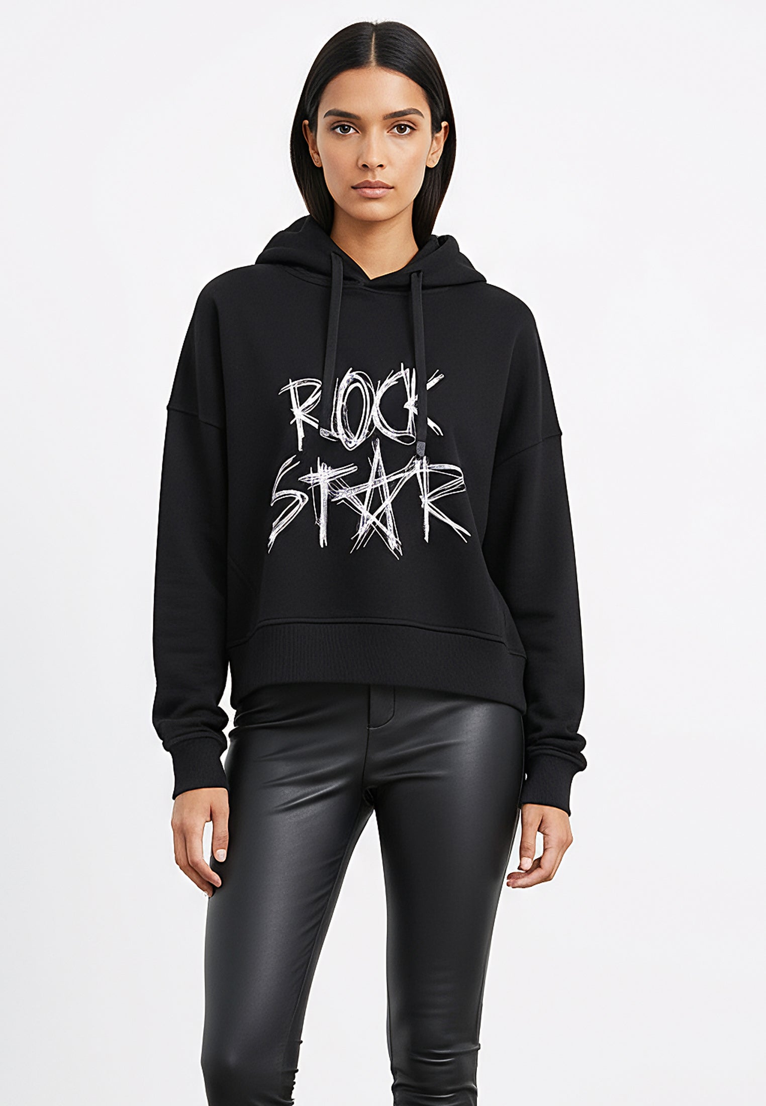 FLORA HOODIE BLACK