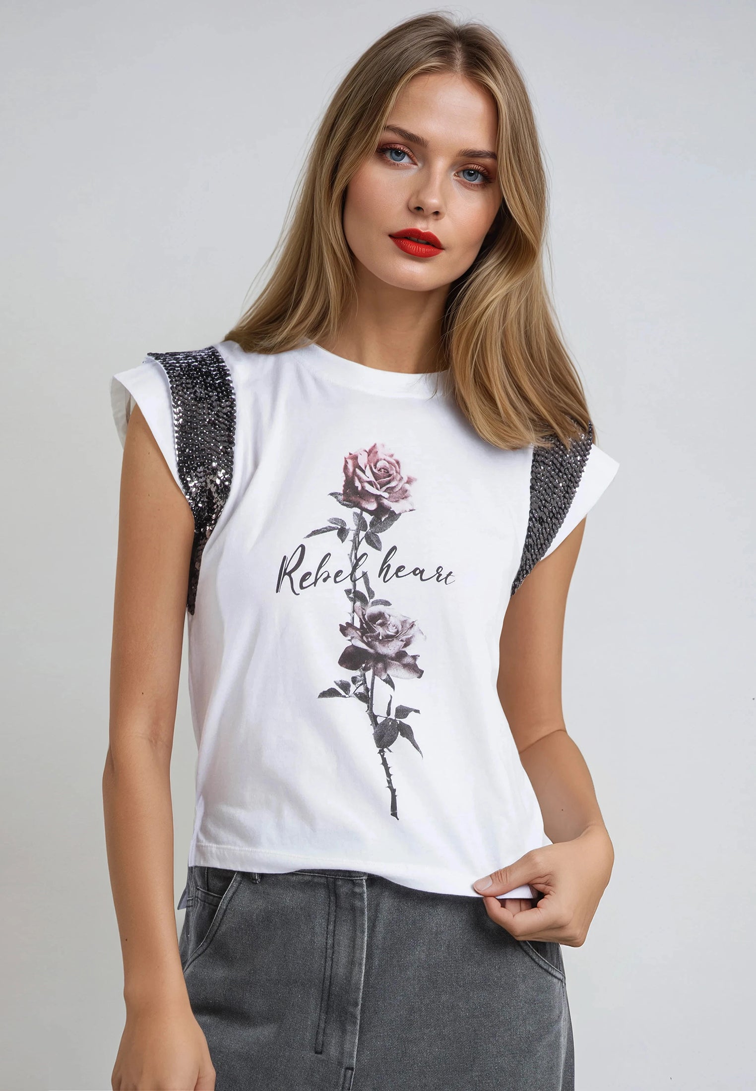JUST ROSE T-SHIRT WHITE