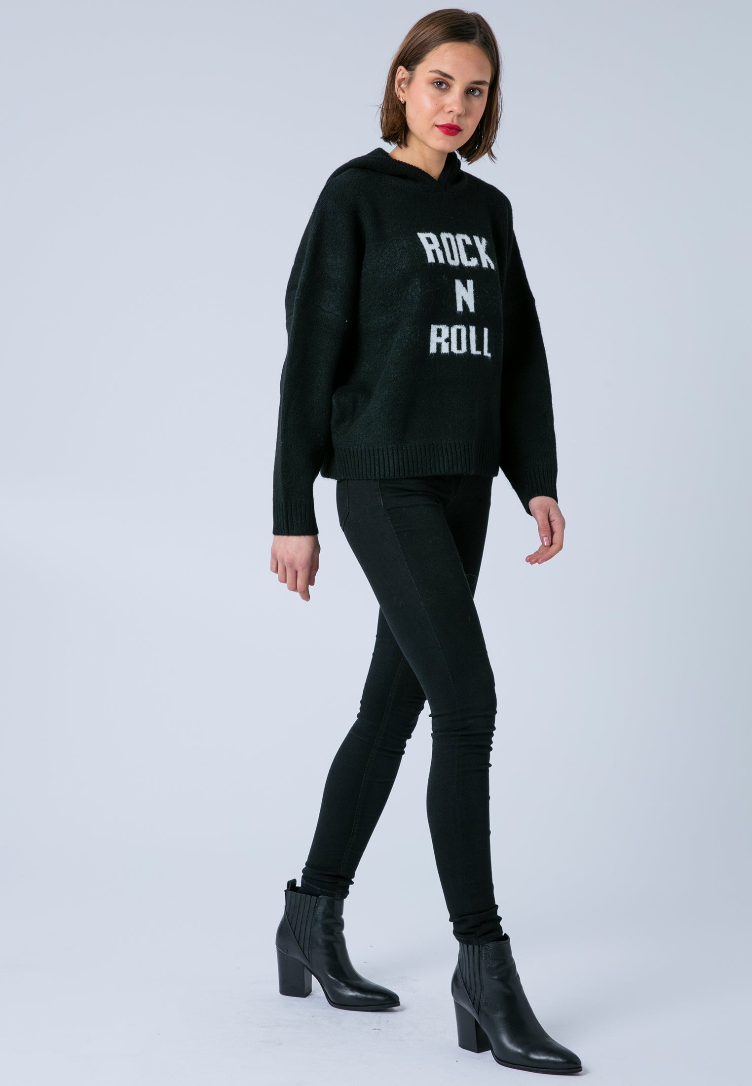 COURTNEY HOODIE JUMPER BLACK