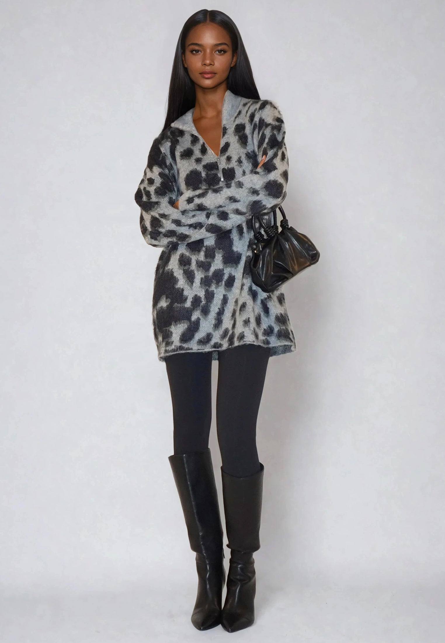 ERIN DRESS GREY
