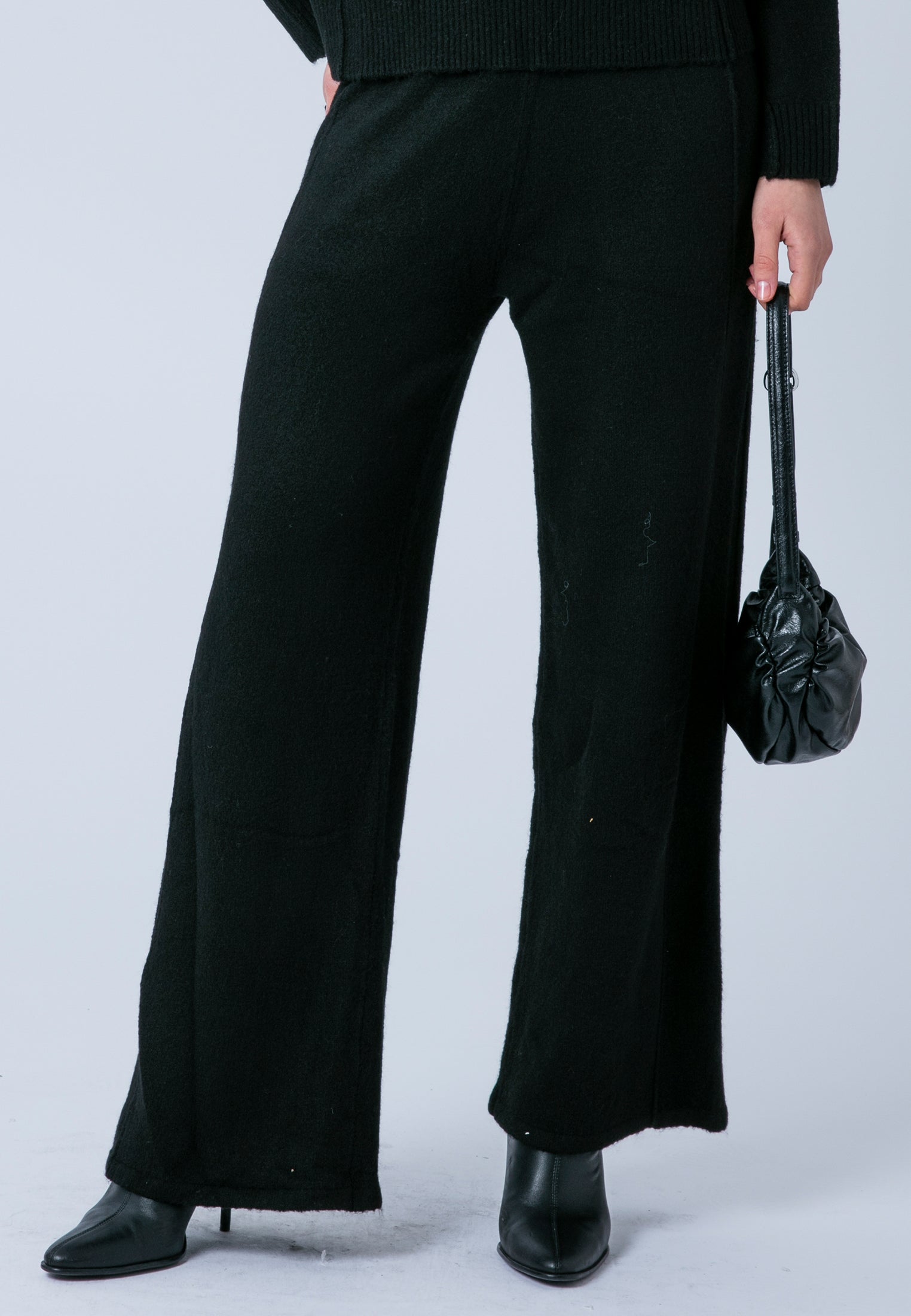 LUSCIOUS KNITTED PANT BLACK