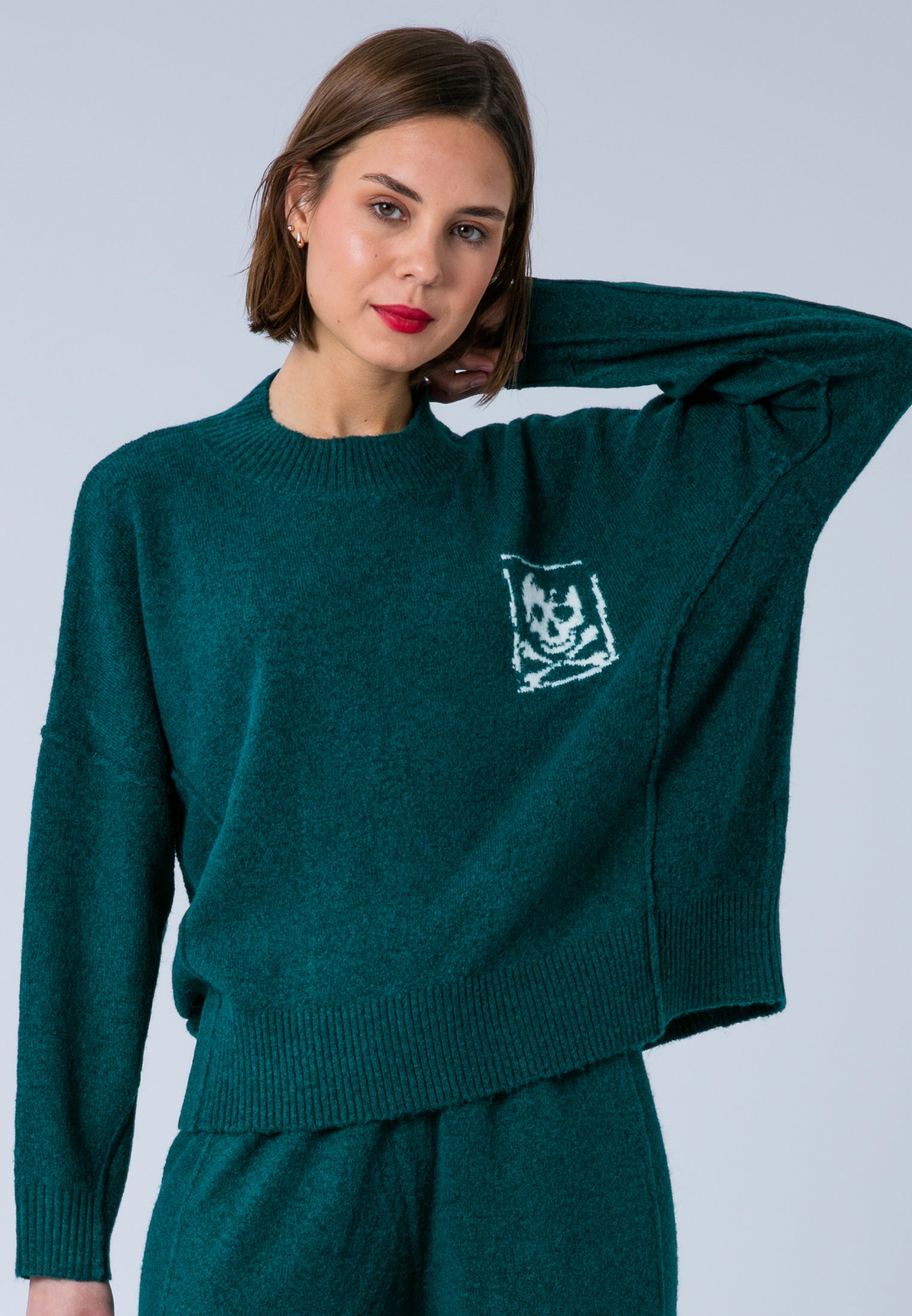 LUSCIOUS JUMPER FOREST GREEN