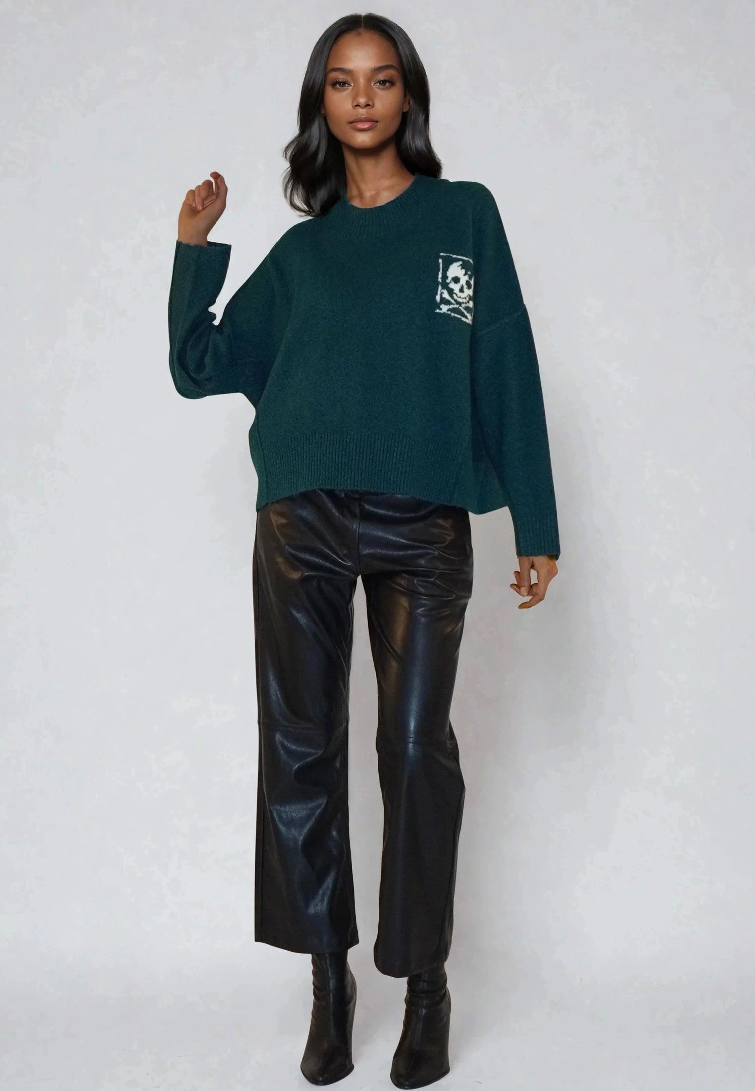 LUSCIOUS JUMPER FOREST GREEN