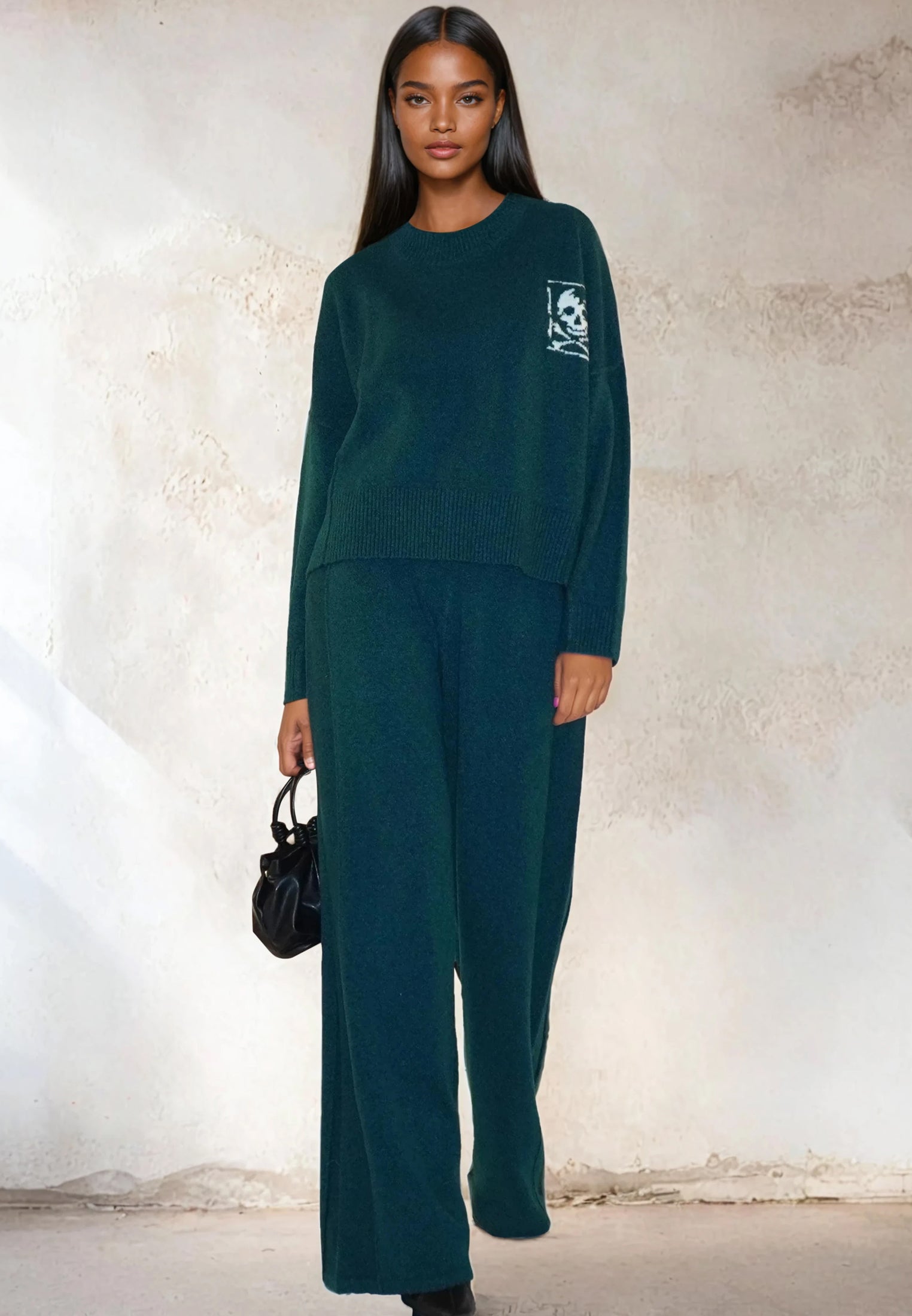 LUSCIOUS JUMPER FOREST GREEN
