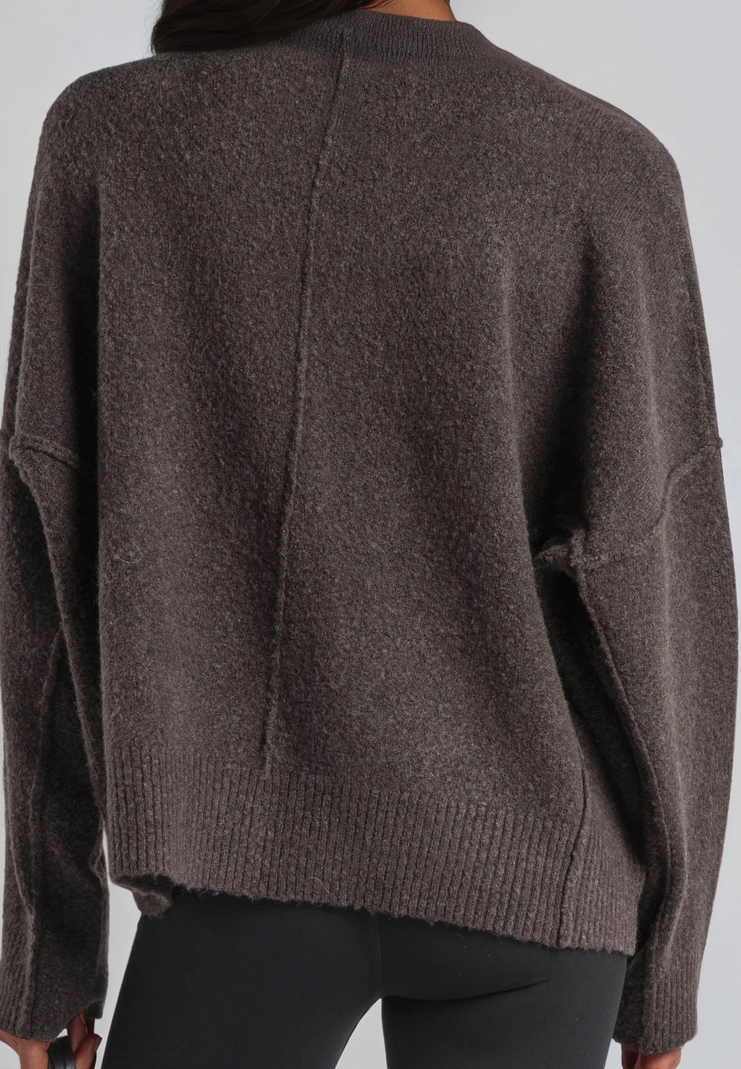 LUSCIOUS JUMPER DARK BROWN