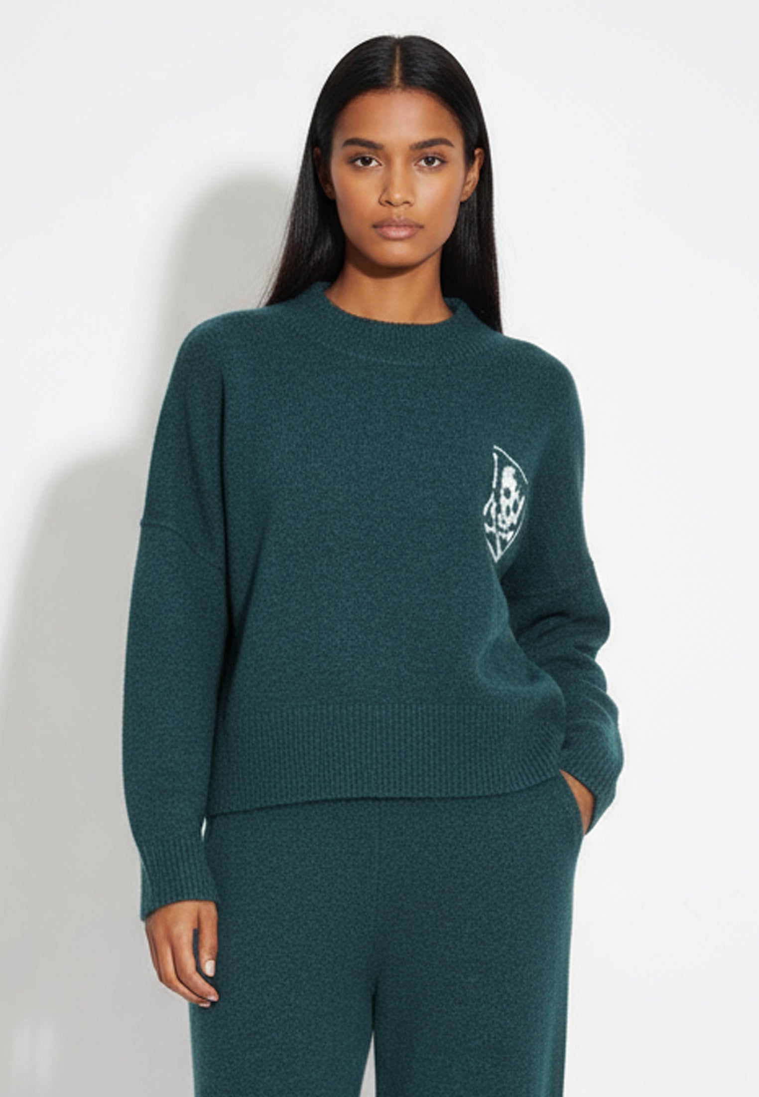 LUSCIOUS JUMPER FOREST GREEN