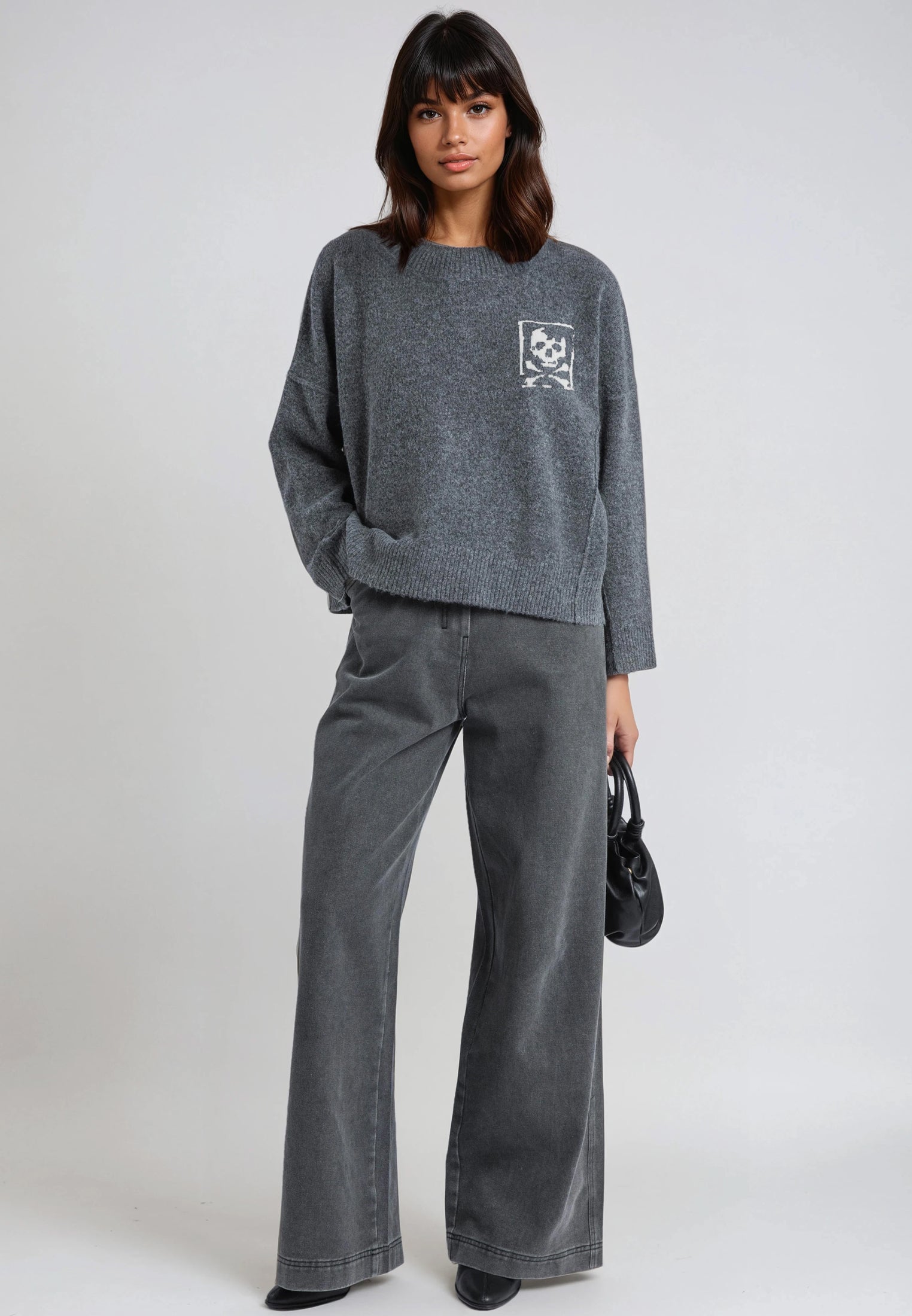 LUSCIOUS JUMPER CHARCOAL