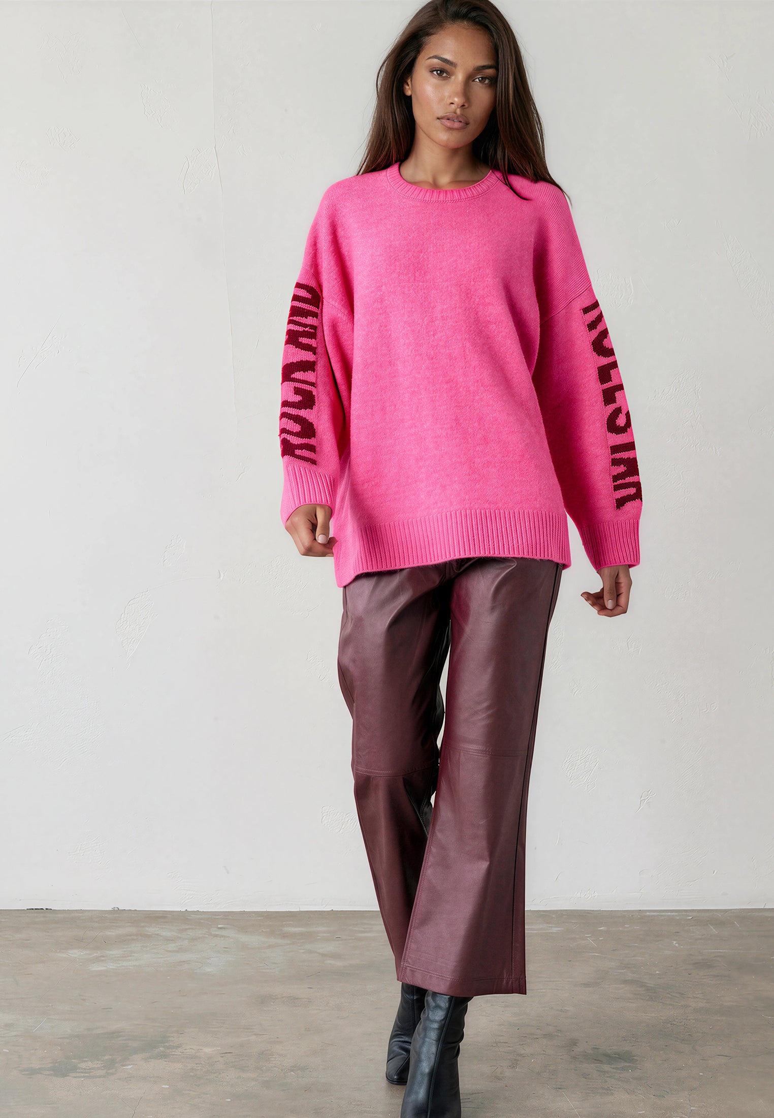 STARDUST JUMPER BABY PINK