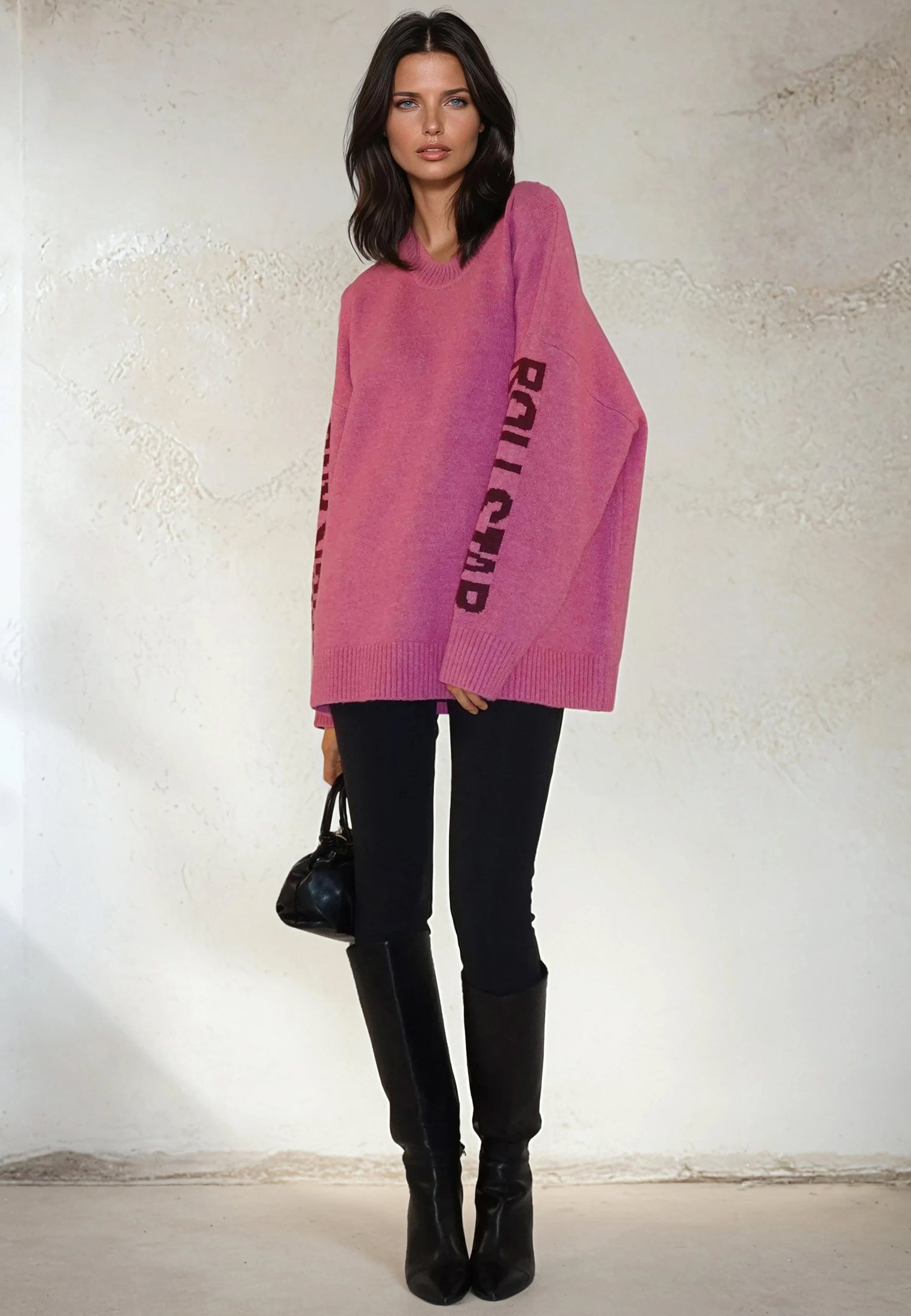STARDUST JUMPER BABY PINK