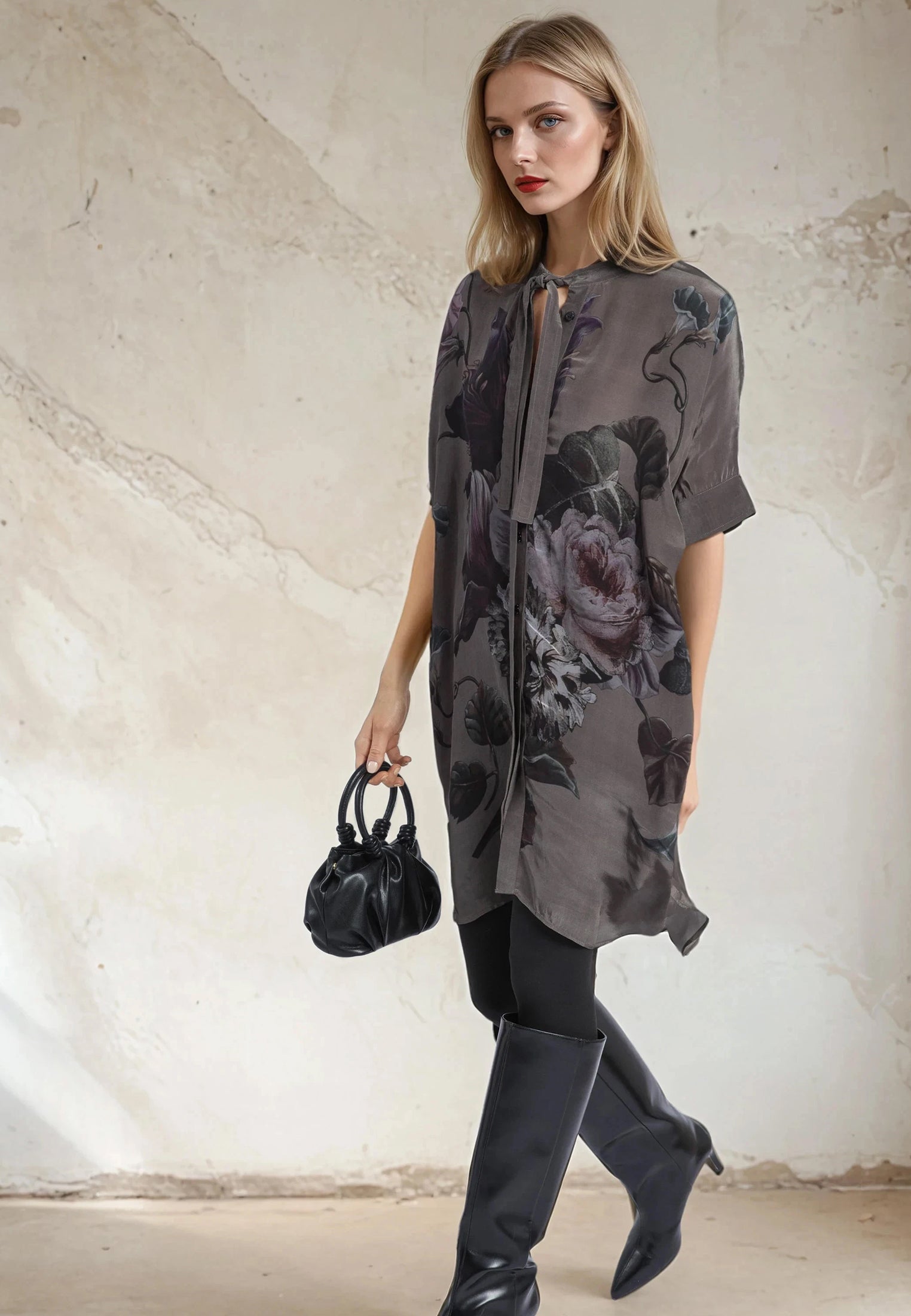 DIANA MAXI TUNIC FLORAL