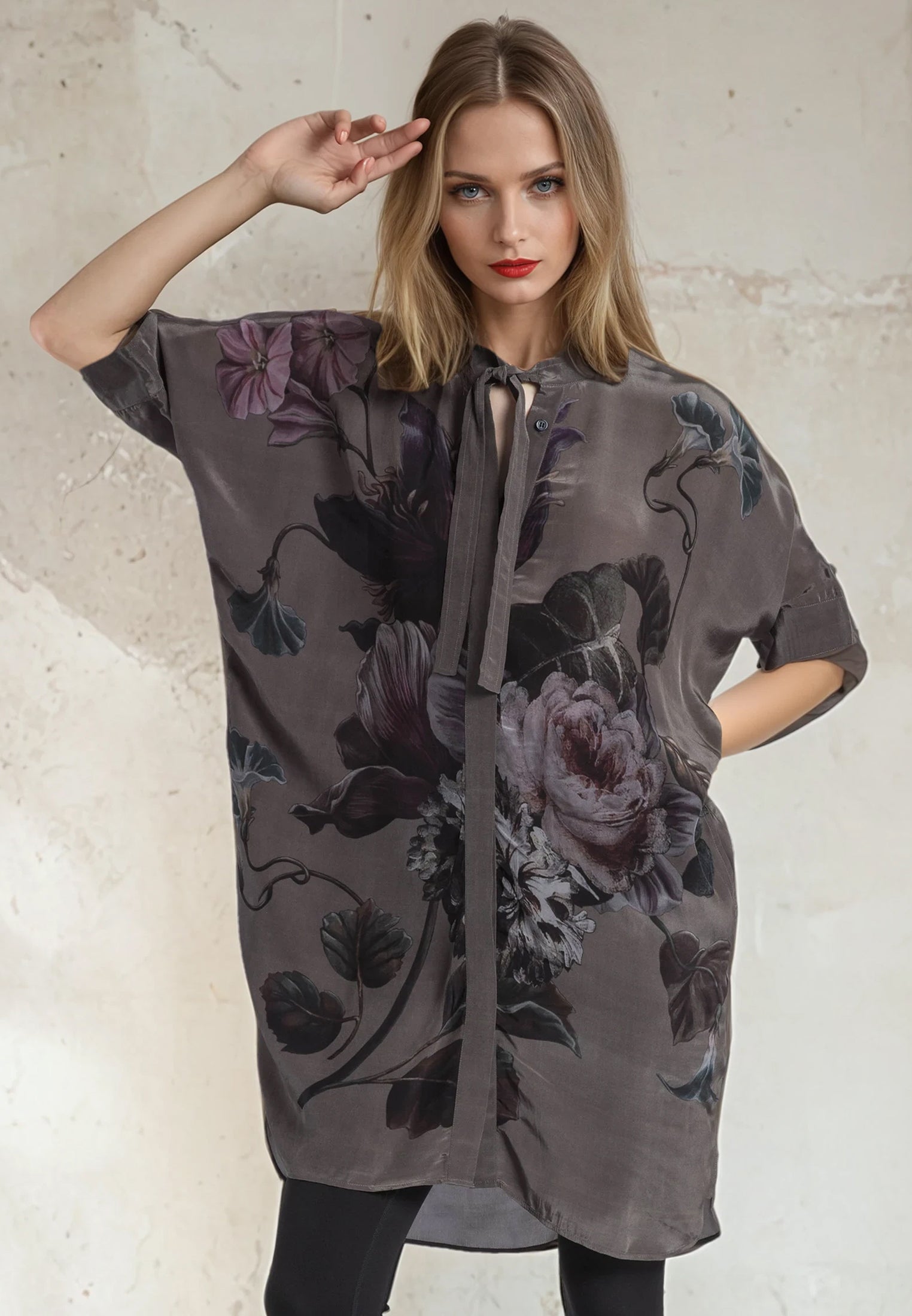 DIANA MAXI TUNIC FLORAL