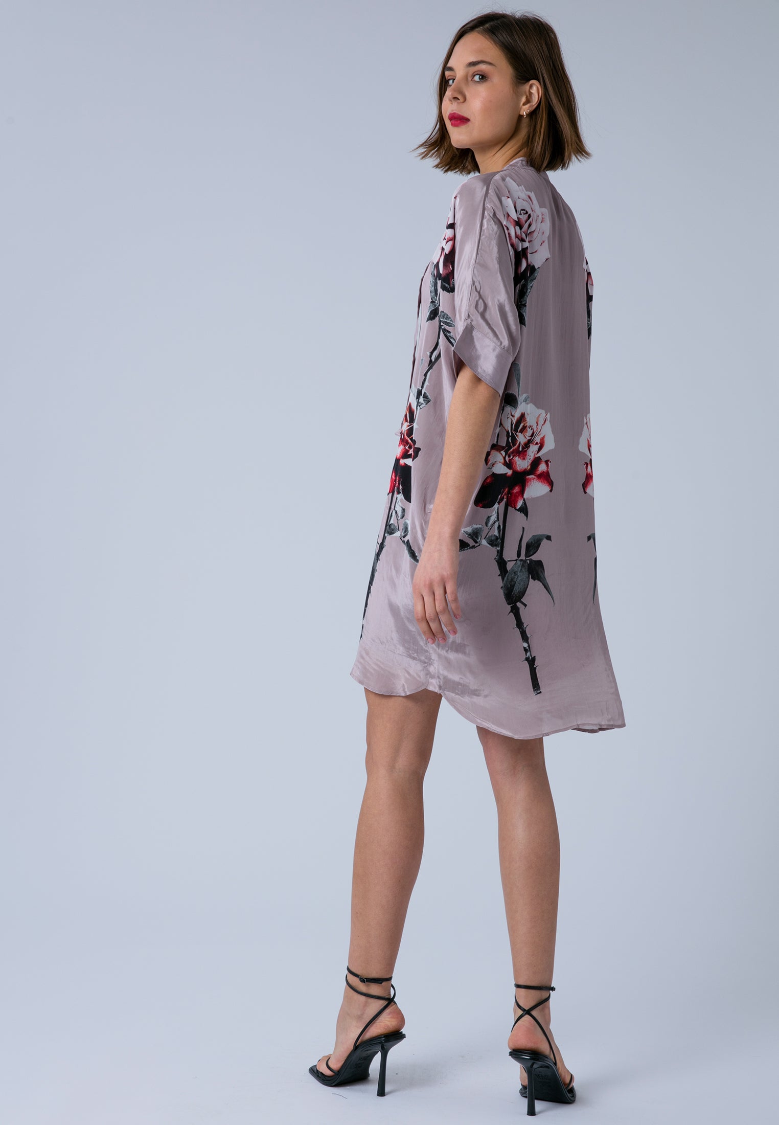 RELIGION Diana Pink Floral Tunic Dress
