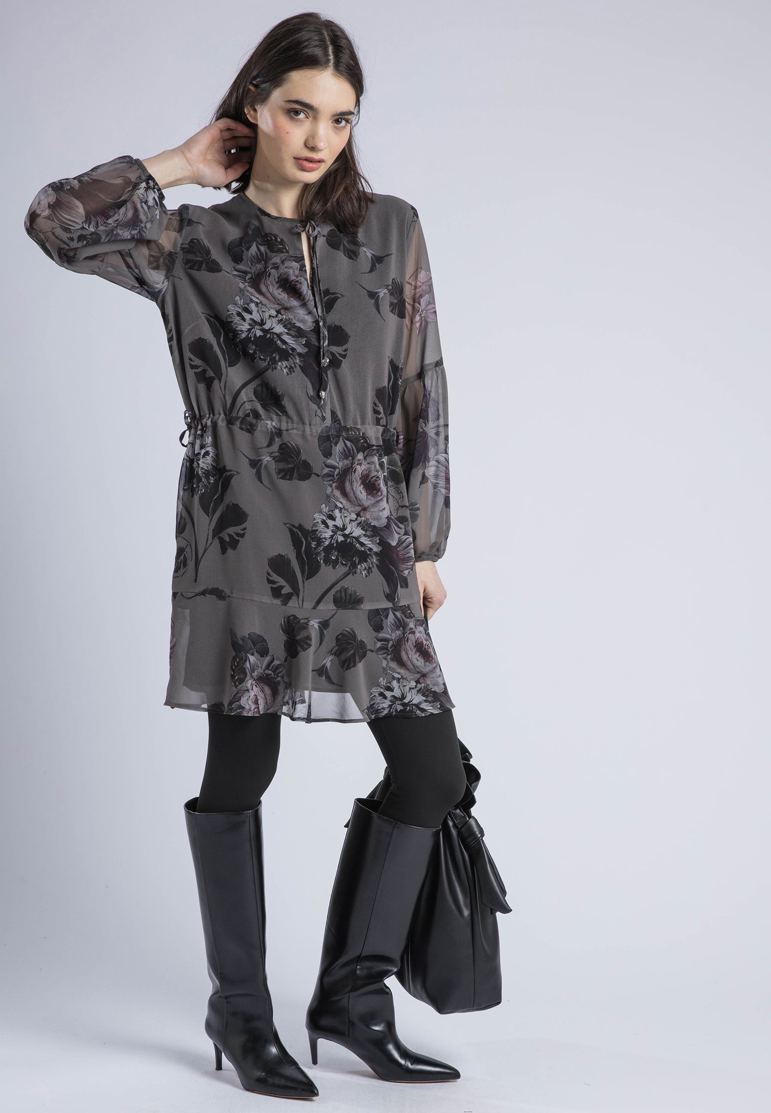AIDA SHORT DRESS FLORAL