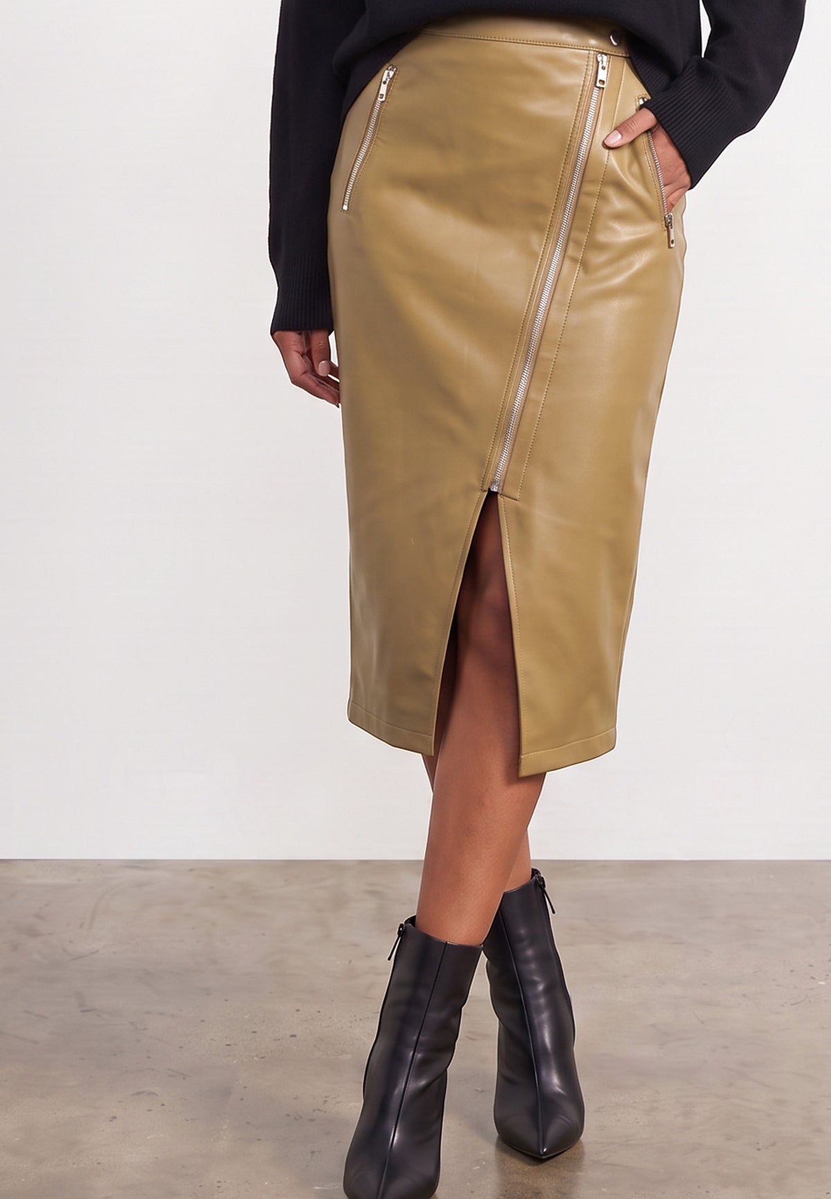DESTINATION SKIRT CAMEL
