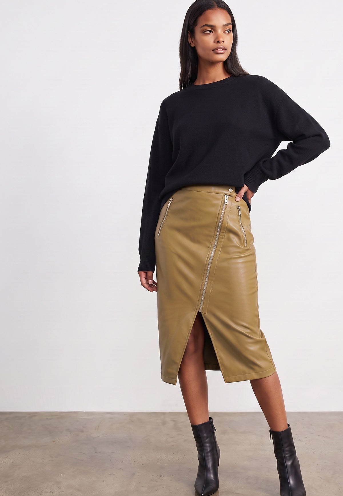 DESTINATION SKIRT CAMEL
