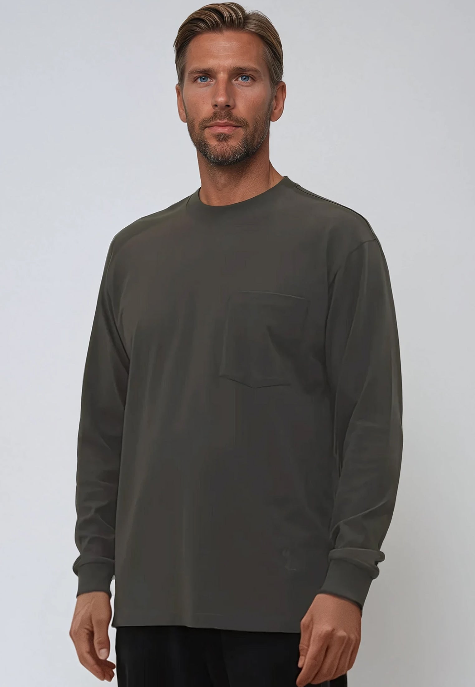 HEAVYWEIGHT LS POCKET T-SHIRT DESERT TAUPE