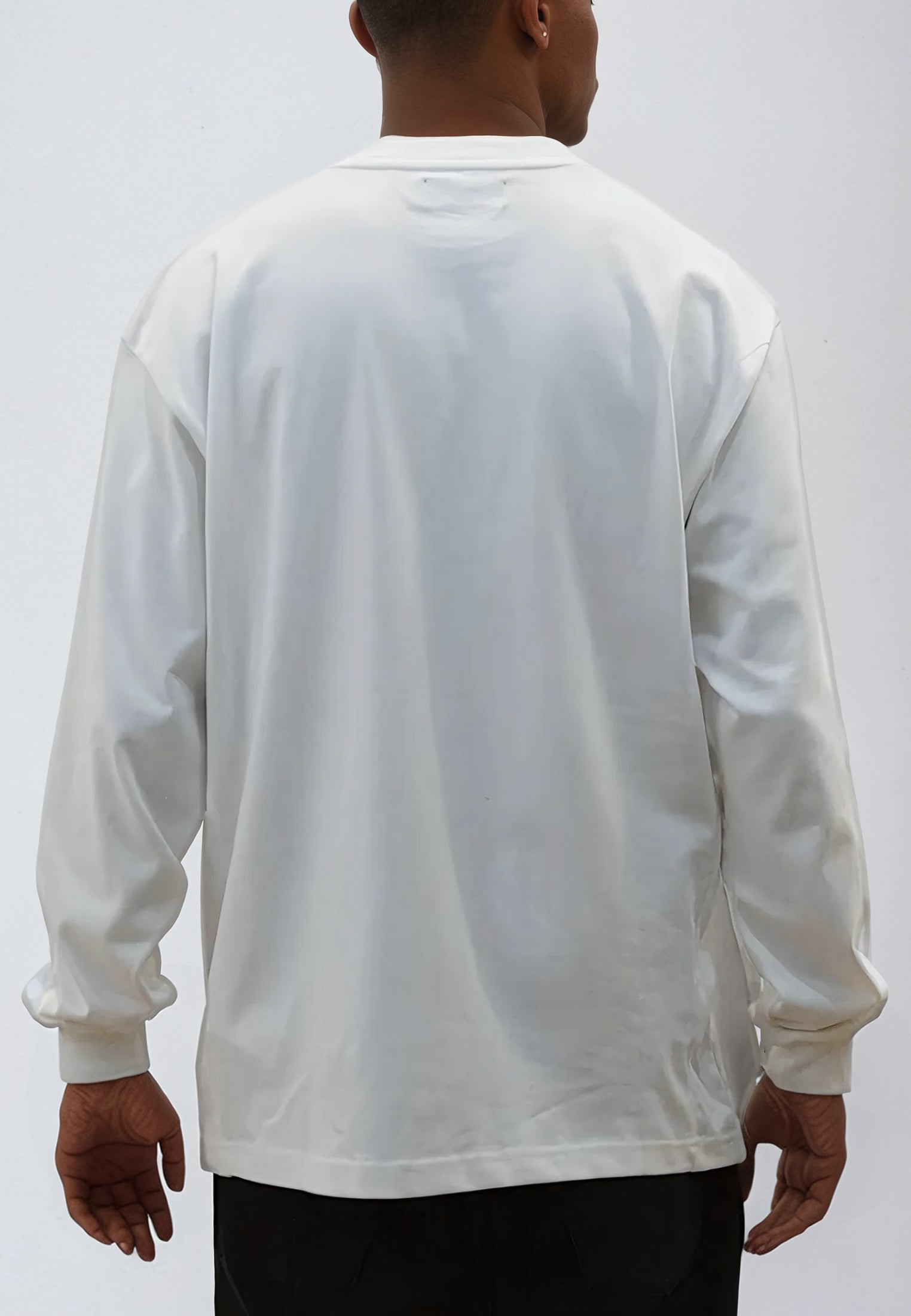 HEAVYWEIGHT LS POCKET T-SHIRT OFF WHITE