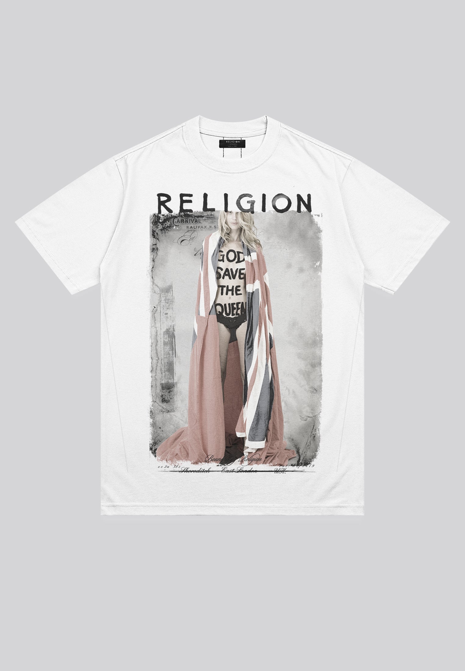 GOD SAVE THE QUEEN T-SHIRT WHITE