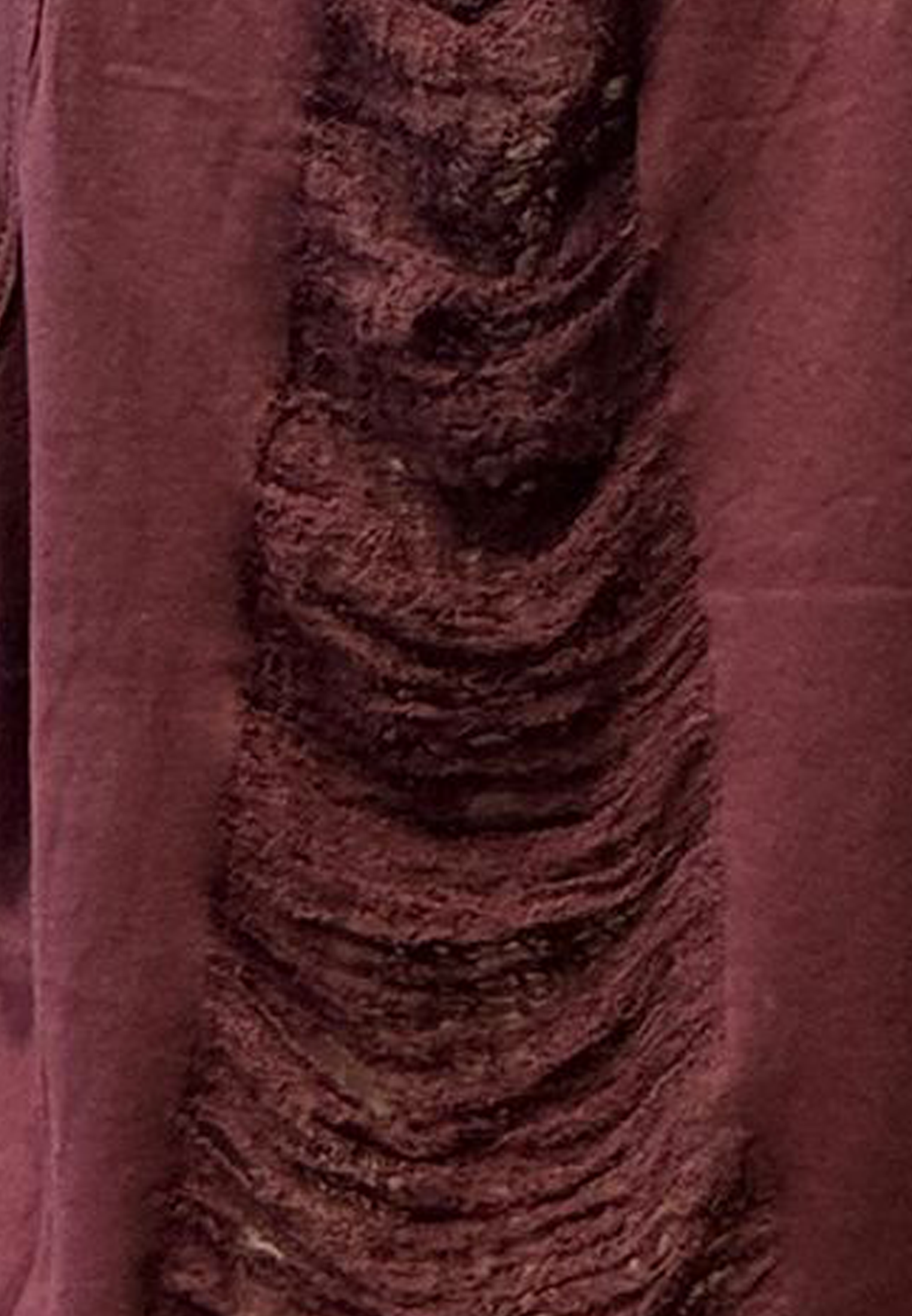 BAND DRESS BURGUNDY