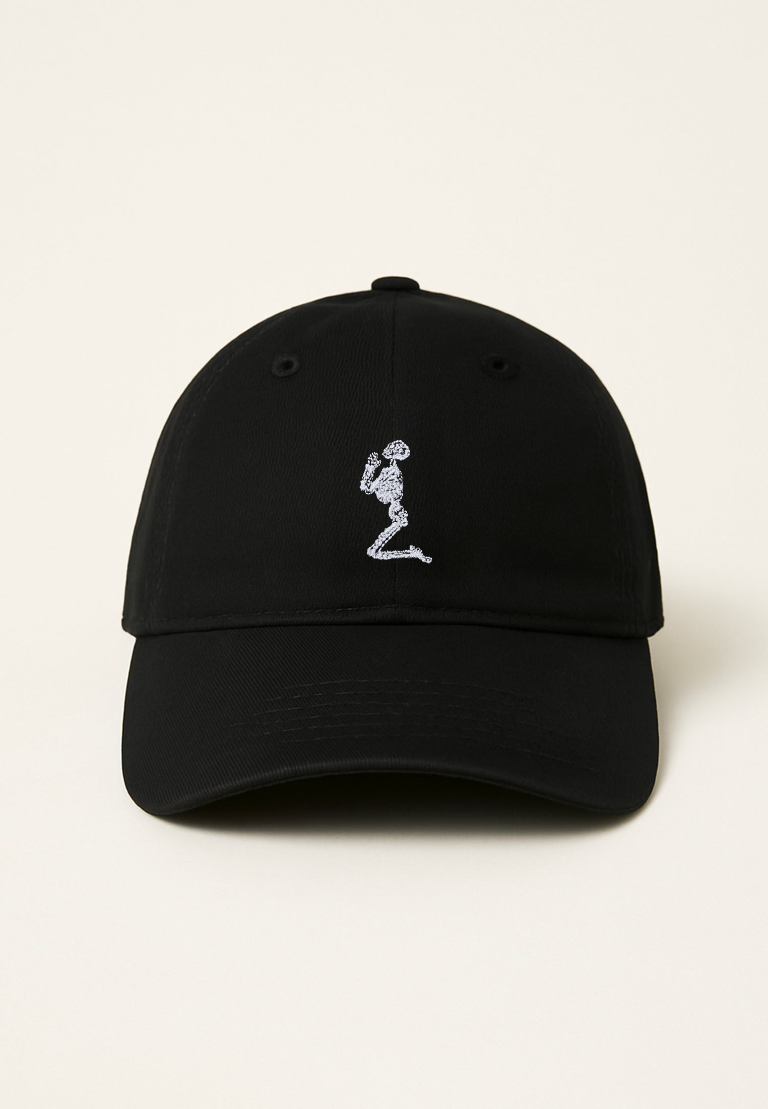 RELIGION SKELETON BASEBALL CAP BLACK